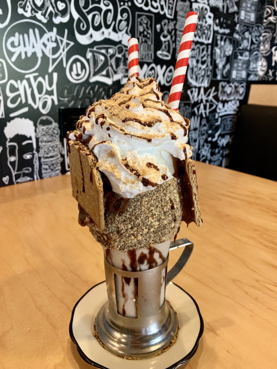 S'Mores Shake and Old Fashioned Burger Limited Time Black Tap Anaheim Disneyland Resort