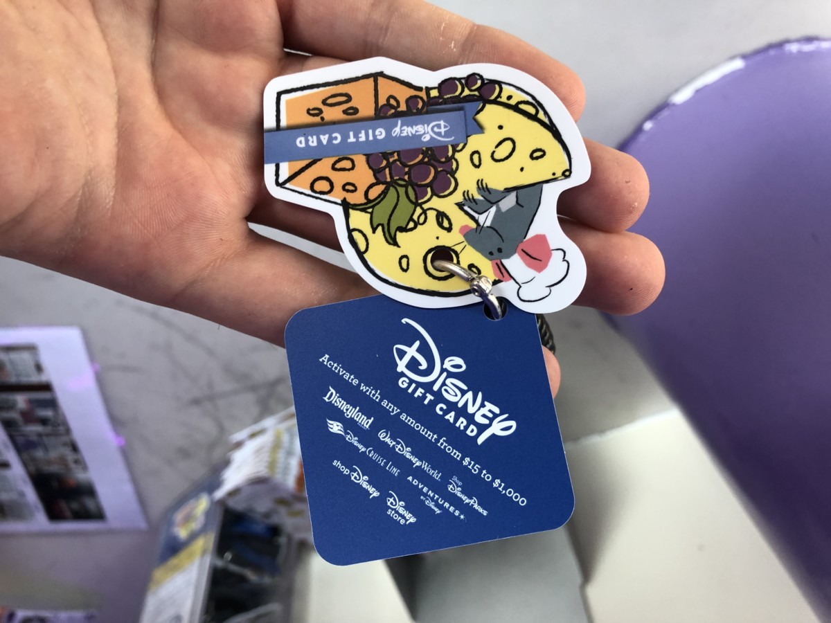 PHOTOS: New Souvenir Chef Remy Disney Gift Card Now Available at Epcot ...