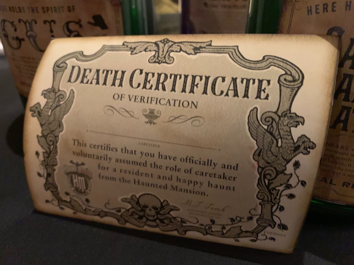 Disney Haunted Mansion Hatbox Gus Ezra Phineas Gift Cards X 2 No Value