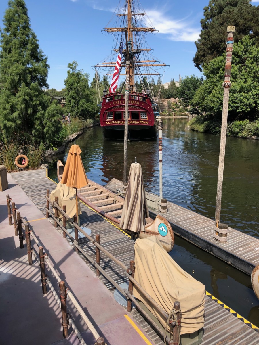 Canoes Closed Disneyland