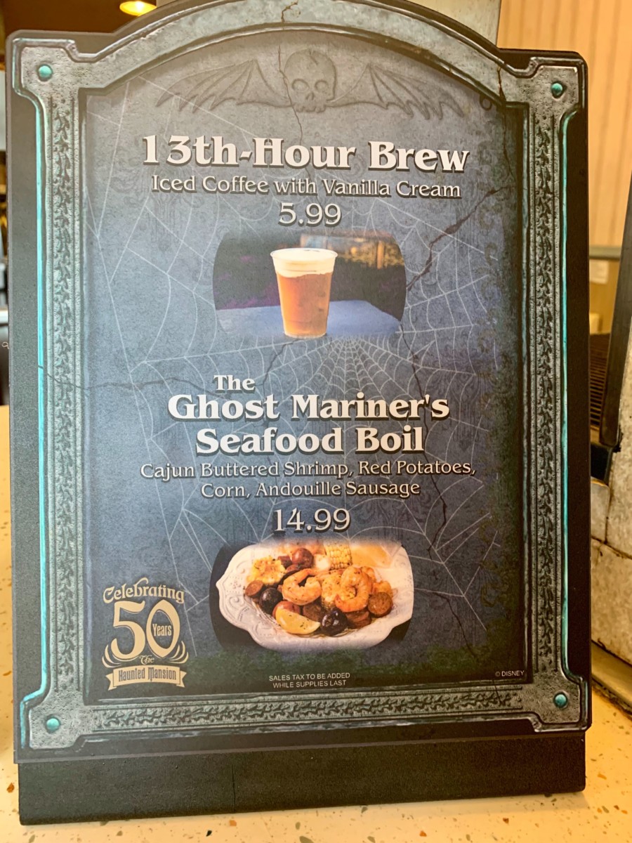 Harbour Galley 13th Hour Brew The Ghost Mariner's Seafood Boil Halloween Time 2019 Disneyland