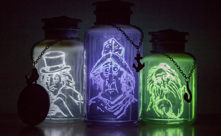 Disney Host A Ghost Spirit Jar Professor Phineas Plump Haunted Mansion New!