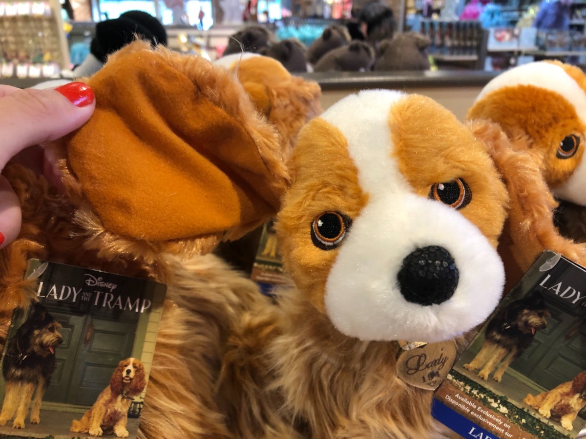 lady and the tramp live action plush