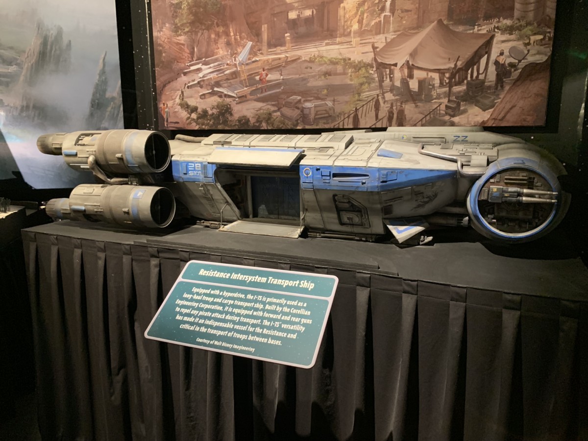 Photos Leaked Images Of Resistance Intersystem Transport Ship Interior Surface From Rise Of The Resistance Attraction In Star Wars Galaxy S Edge Wdw News Today