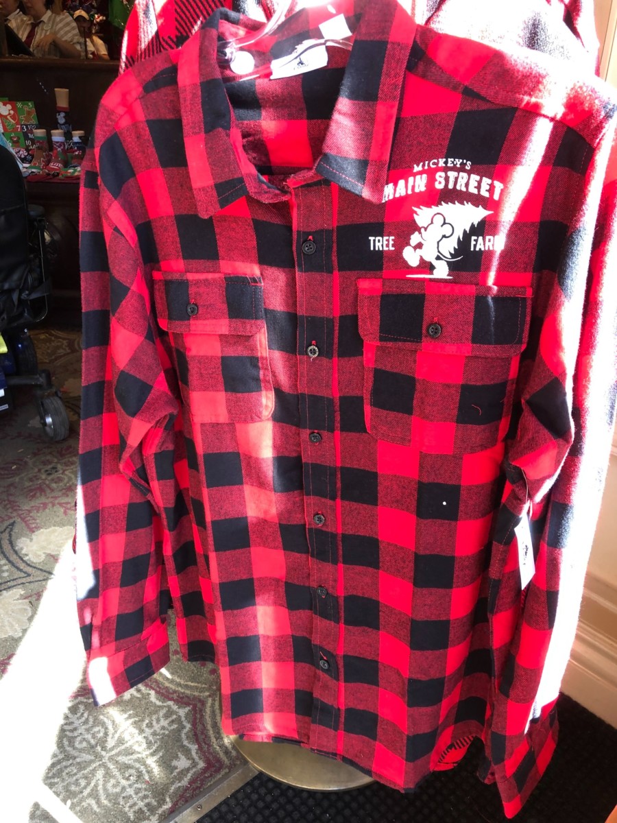 Mickey flannel holiday merchandise