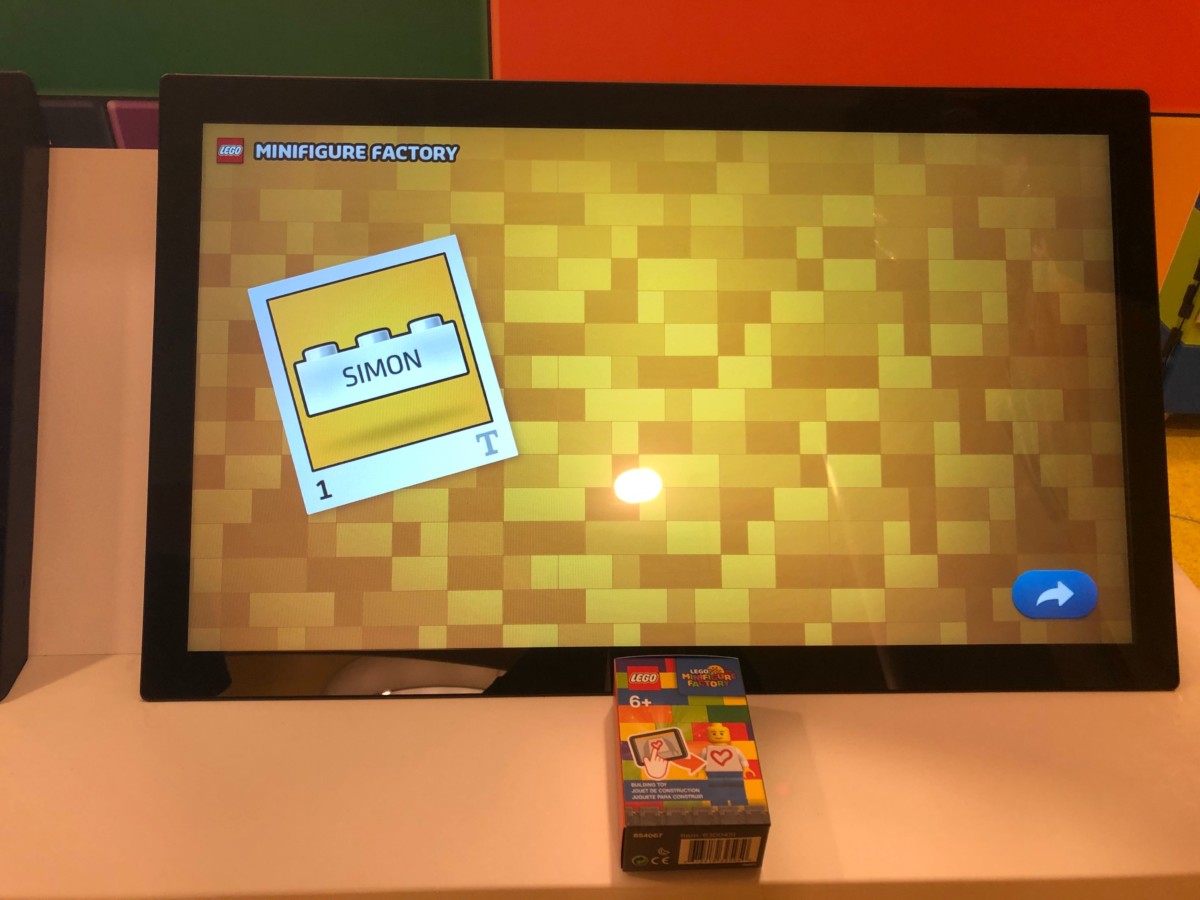 lego minifigure factory disney springs reservation