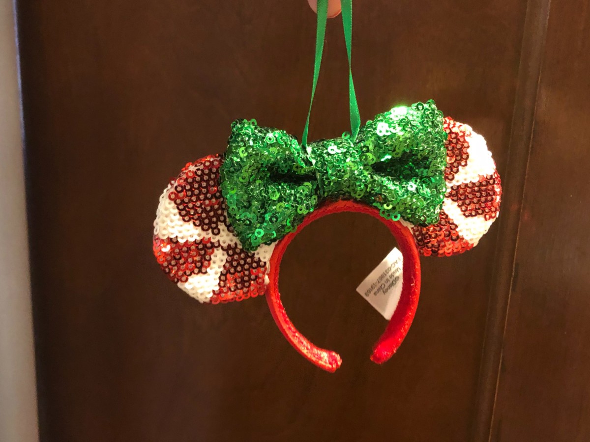 PHOTOS New Holiday Minnie Ear Ornament Arrives at Walt Disney World