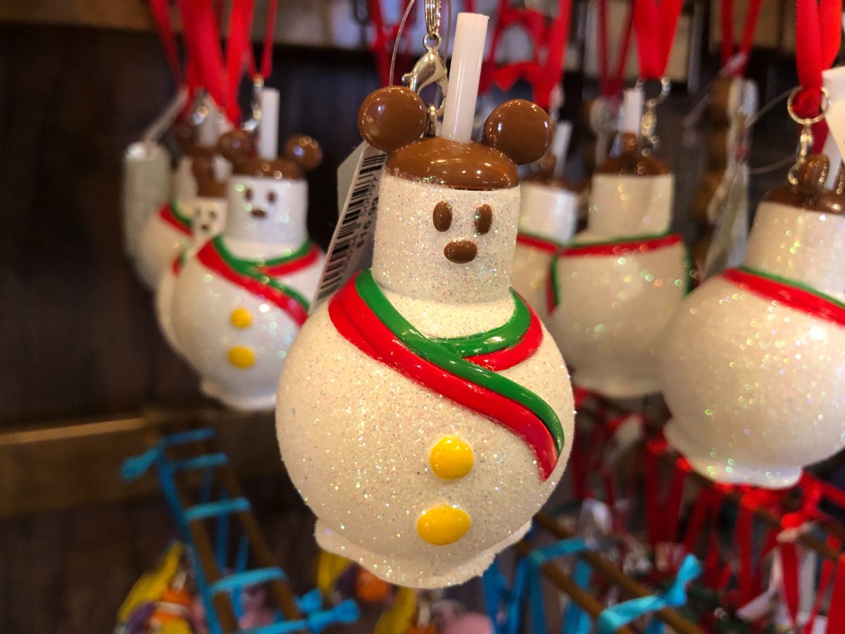 Mickey Mouse Marshmallow Snowman Ornament - $16.99