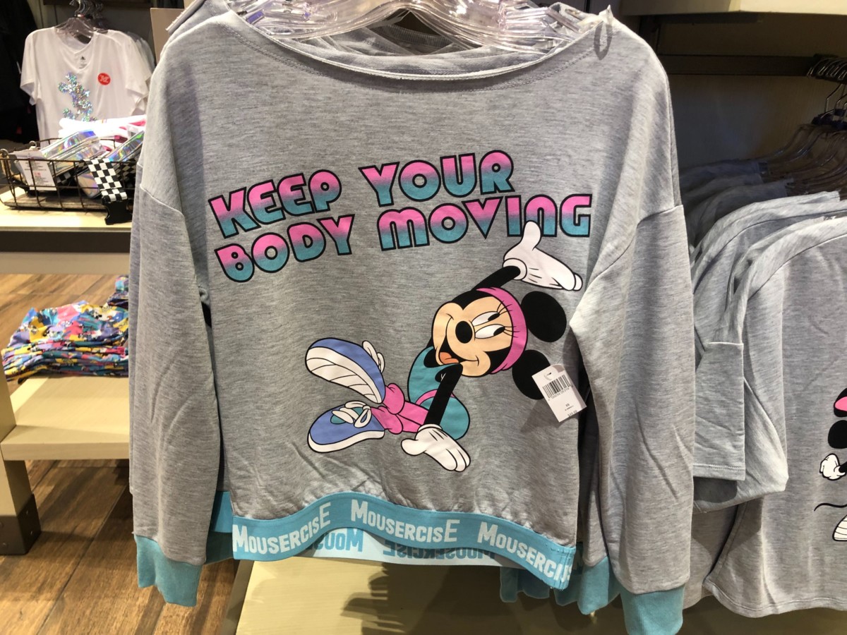 "Keep Your Body Moving" Minnie Sweatshirt - $49.99