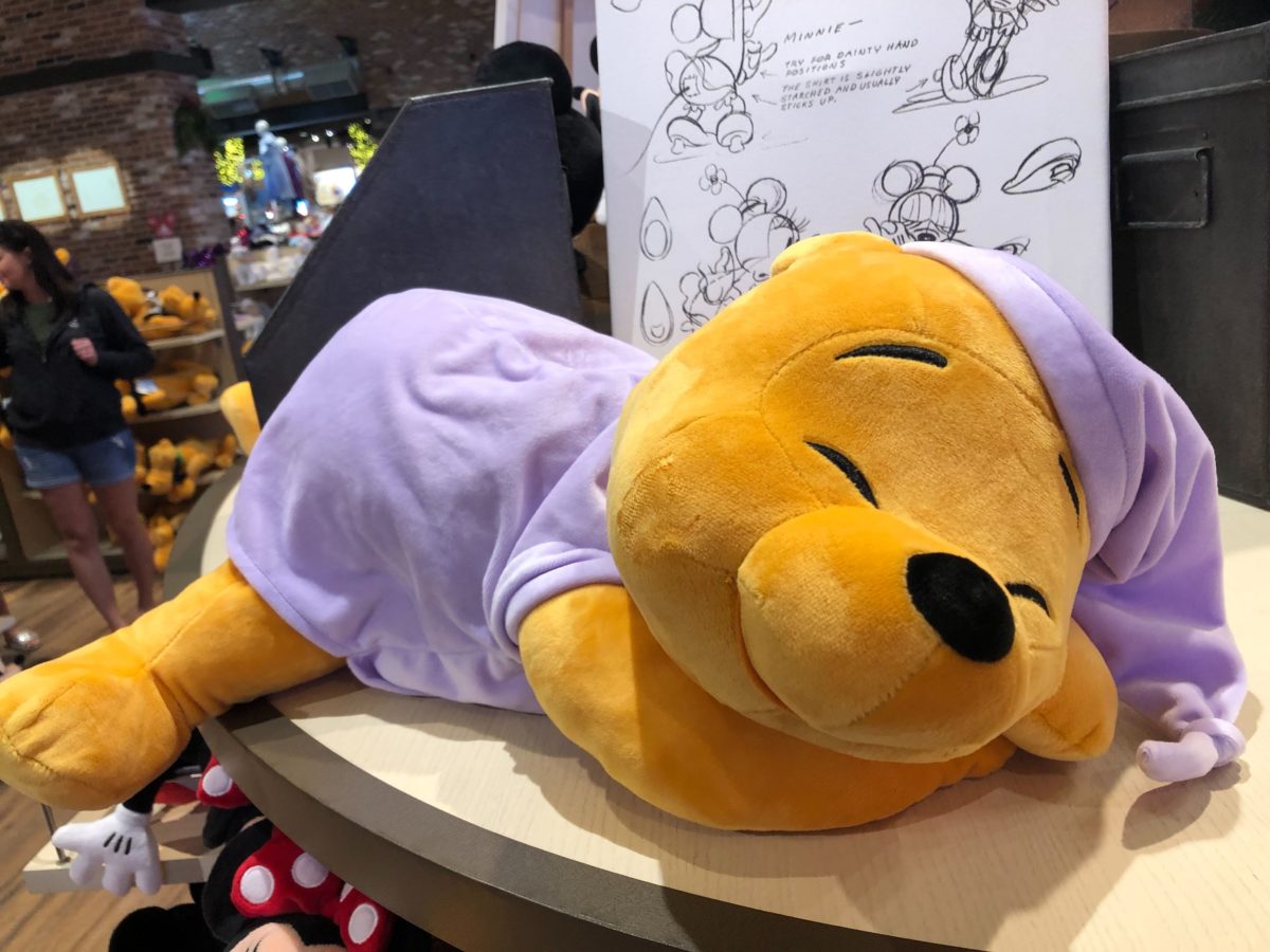 winnie the pooh sleeping plush