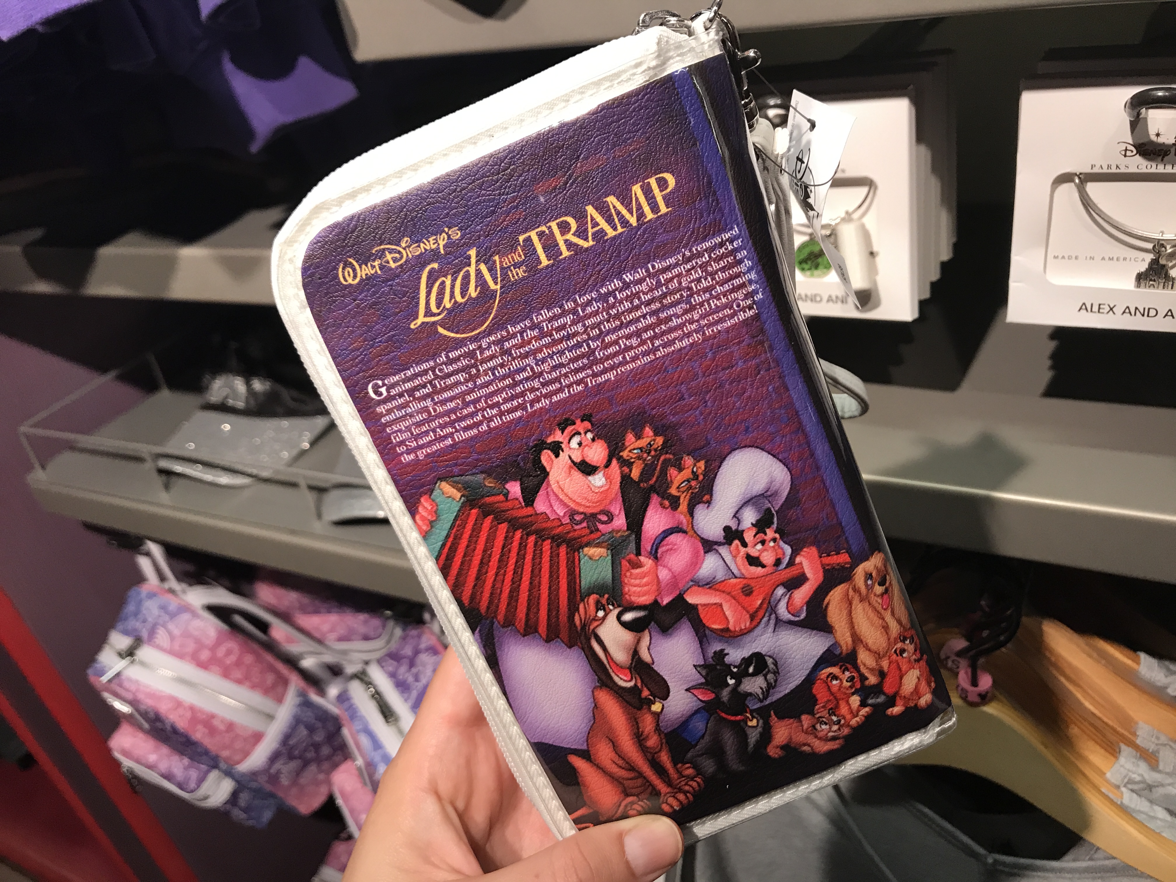 Photos New Lady And The Tramp Wristlet Is The Latest Addition To The Vhs Accessory Collection Wdw News Today