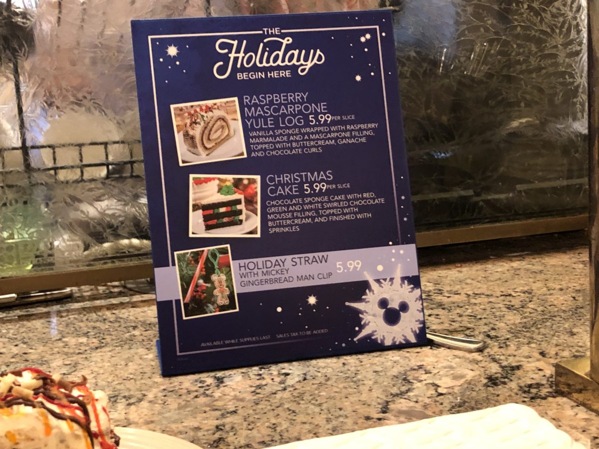 plaza inn holiday cake and Yule log 2019