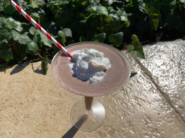 * NEW * Frozen Hot Chocolate Martini: Gray Goose Vanilla Vodka ($ 28 / bottle) and Chocolate Milk - $ 10.75