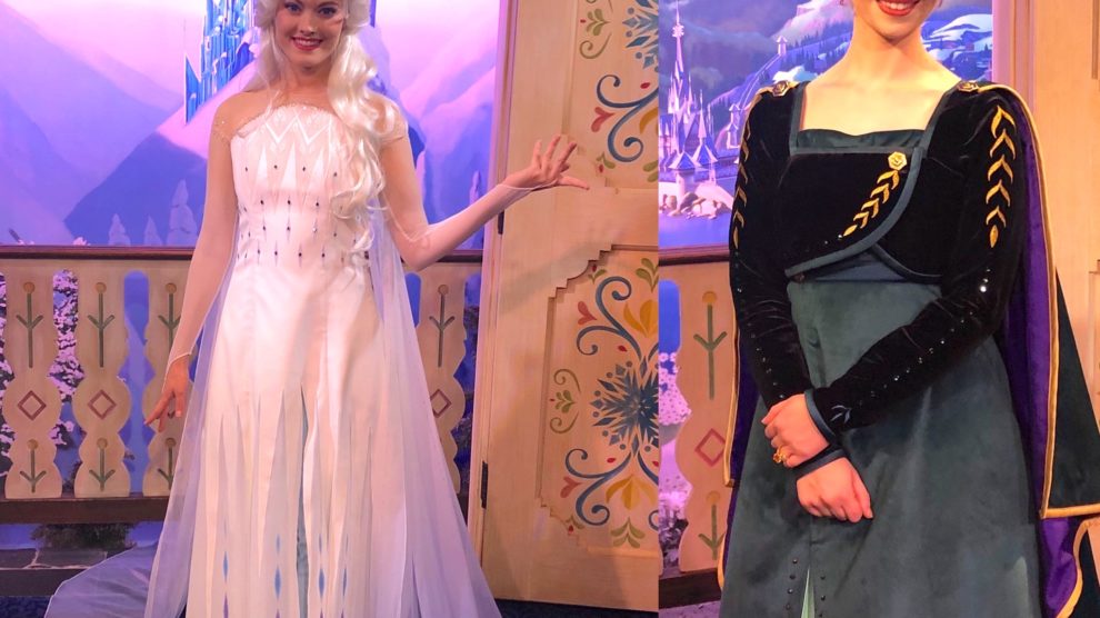 Photos Video Anna And Elsa Debut New Frozen 2 Costumes