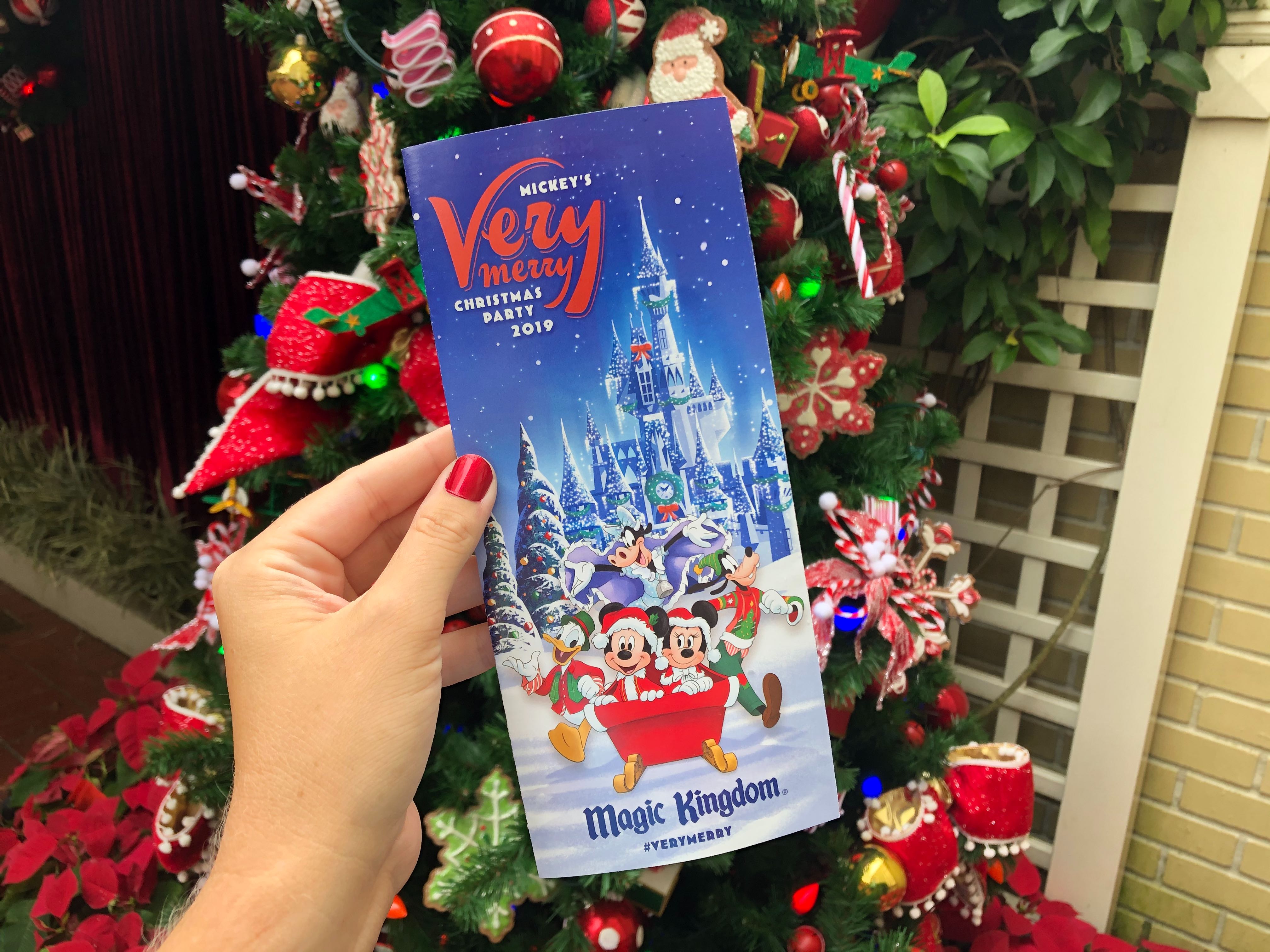 PHOTOS: Map Released for Mickey&#39;s Very Merry Christmas Party 2019 at the Magic Kingdom - WDW ...