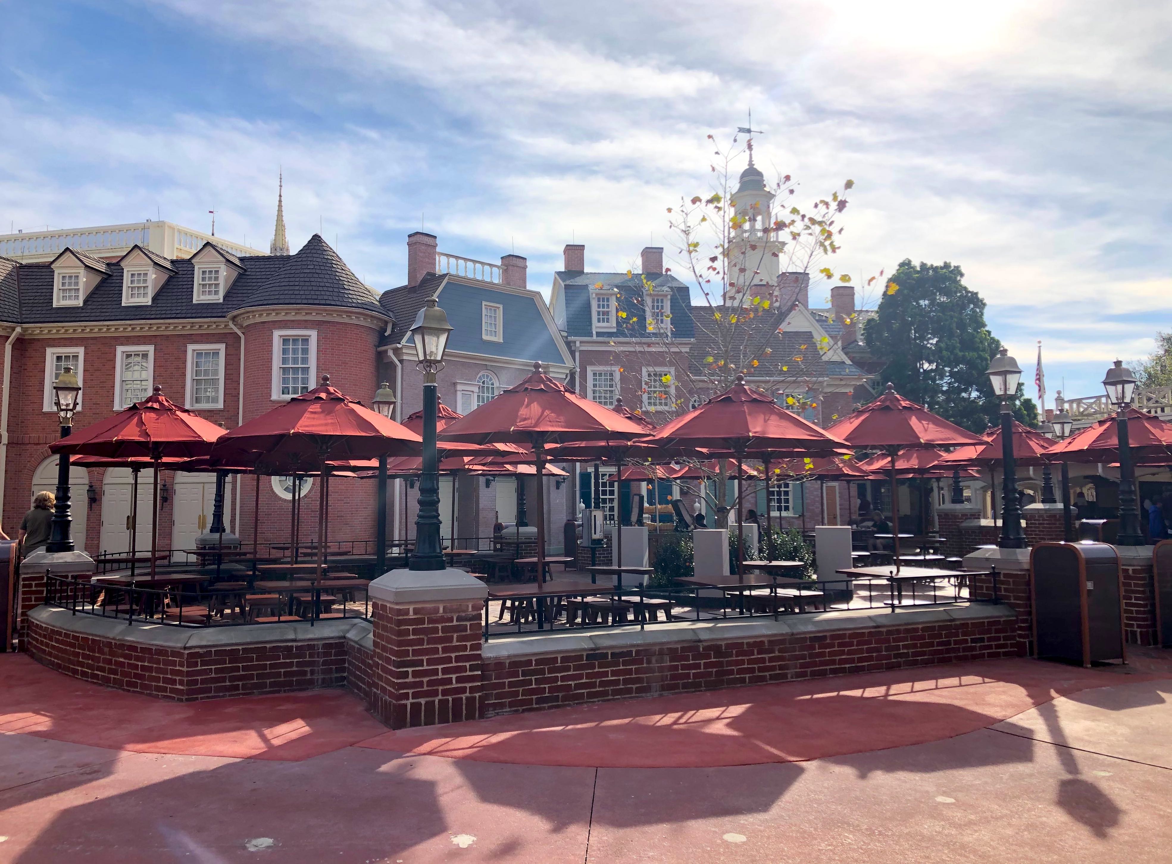 PHOTOS, VIDEO: New Contained Liberty Square Market Seating Area Now