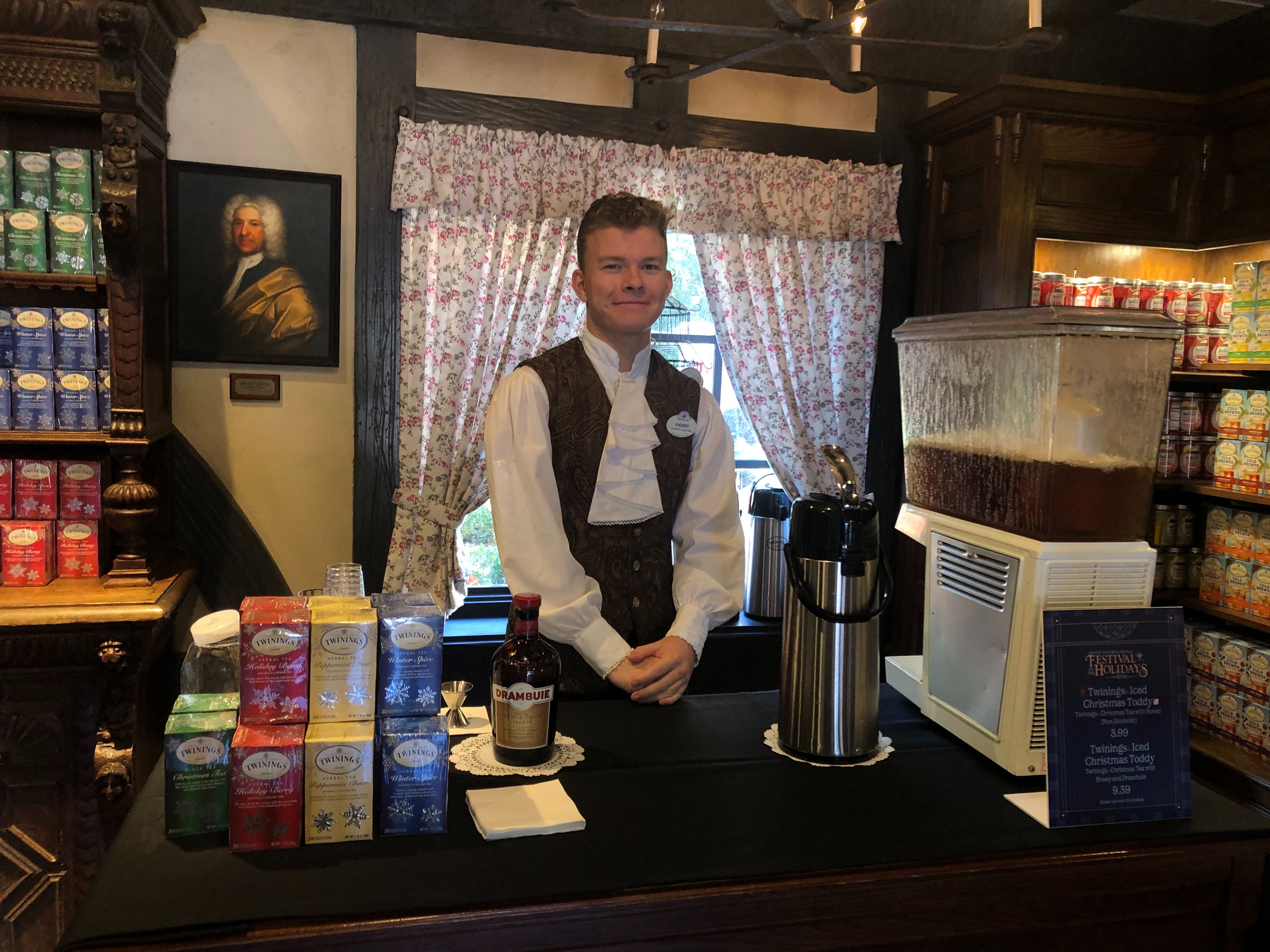 The Tea Caddy at the 2019 EPCOT International Festival of the Holidays