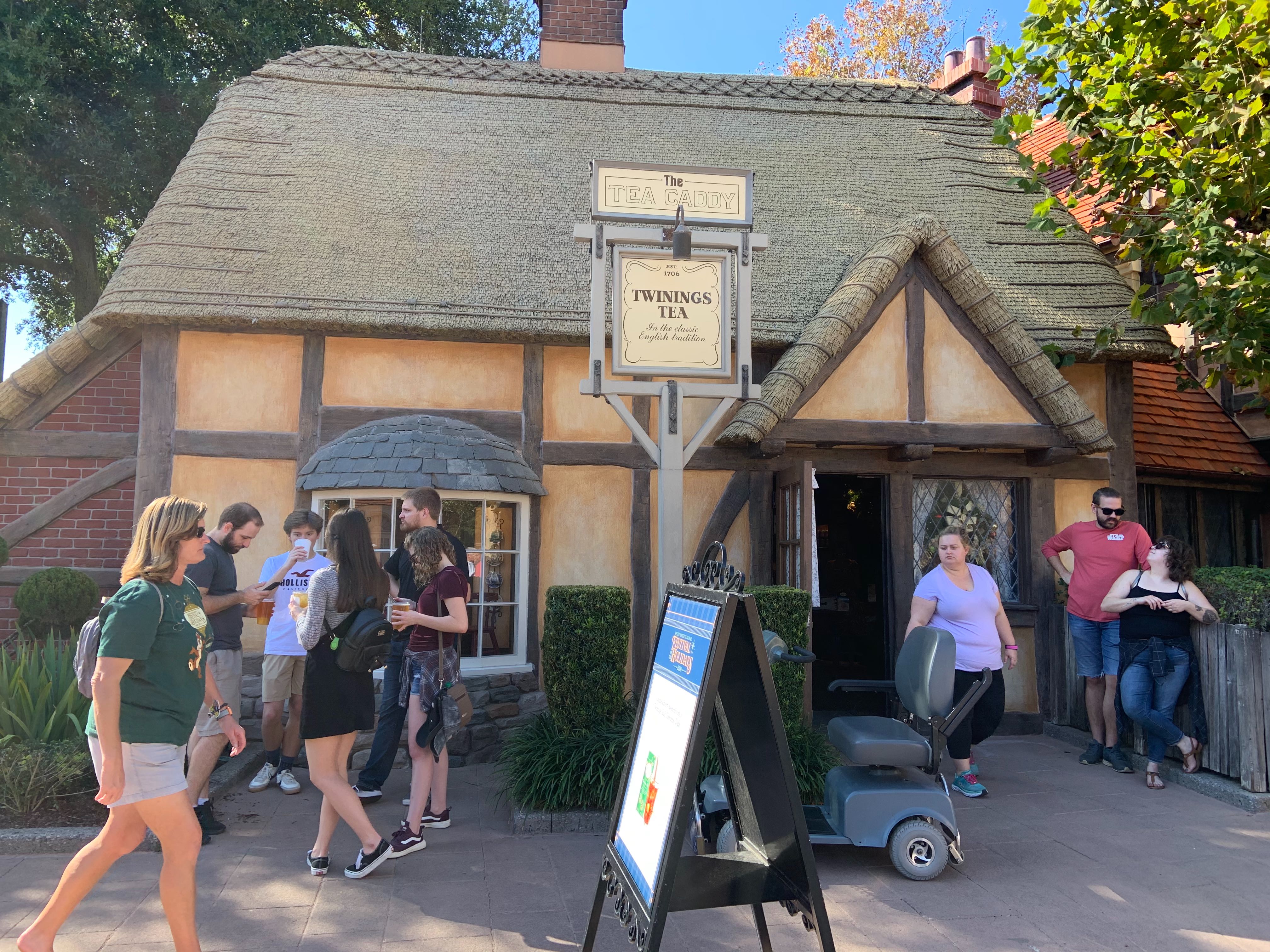 The Tea Caddy at the 2019 EPCOT International Festival of the Holidays