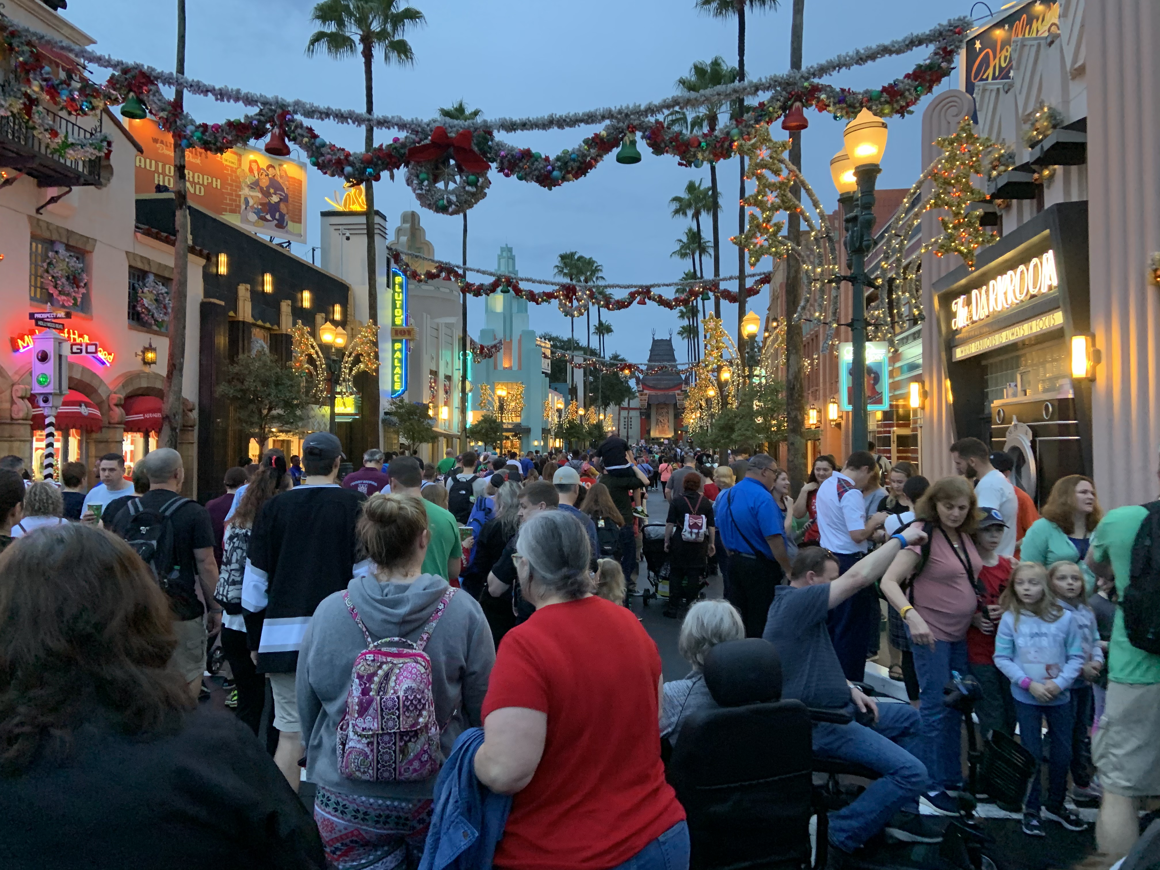 Line at Hollywood Studios for Rise of the Resistance 12/13/19 3