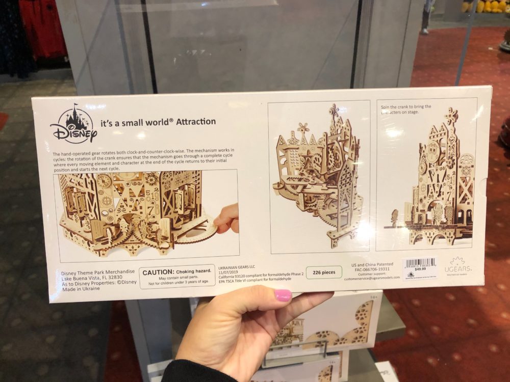 Photos New It S A Small World Wooden Mechanical Model Set By Ugears Sails Into Walt Disney World Wdw News Today
