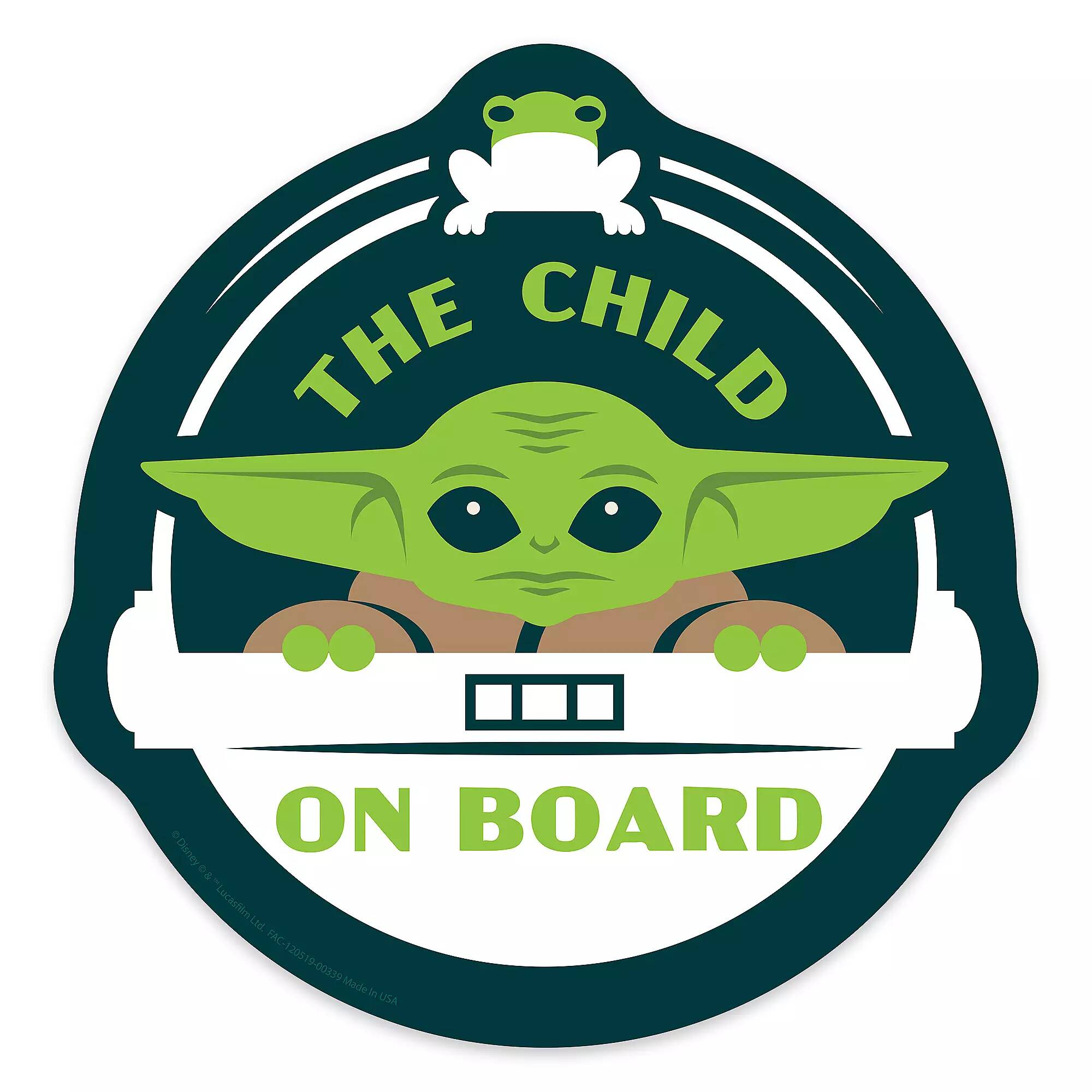 The Child On Board Car Magnet