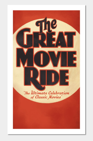 TeePublic Great Movie Ride Poster