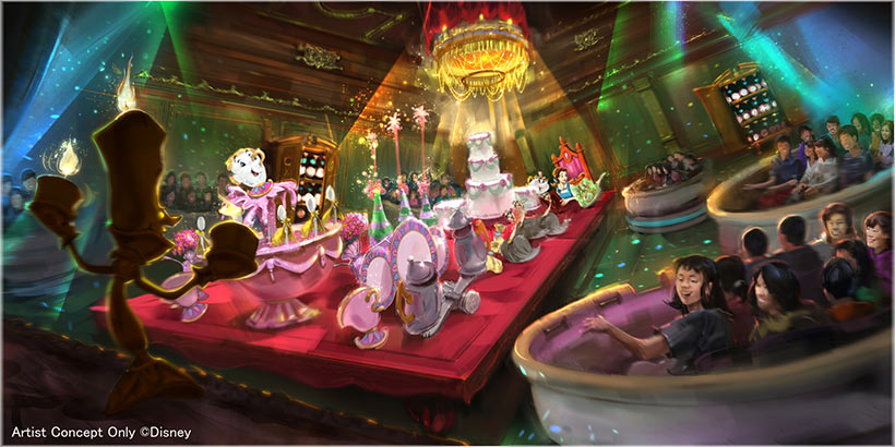 Enchanted Tale of Beauty and the Beast concept art