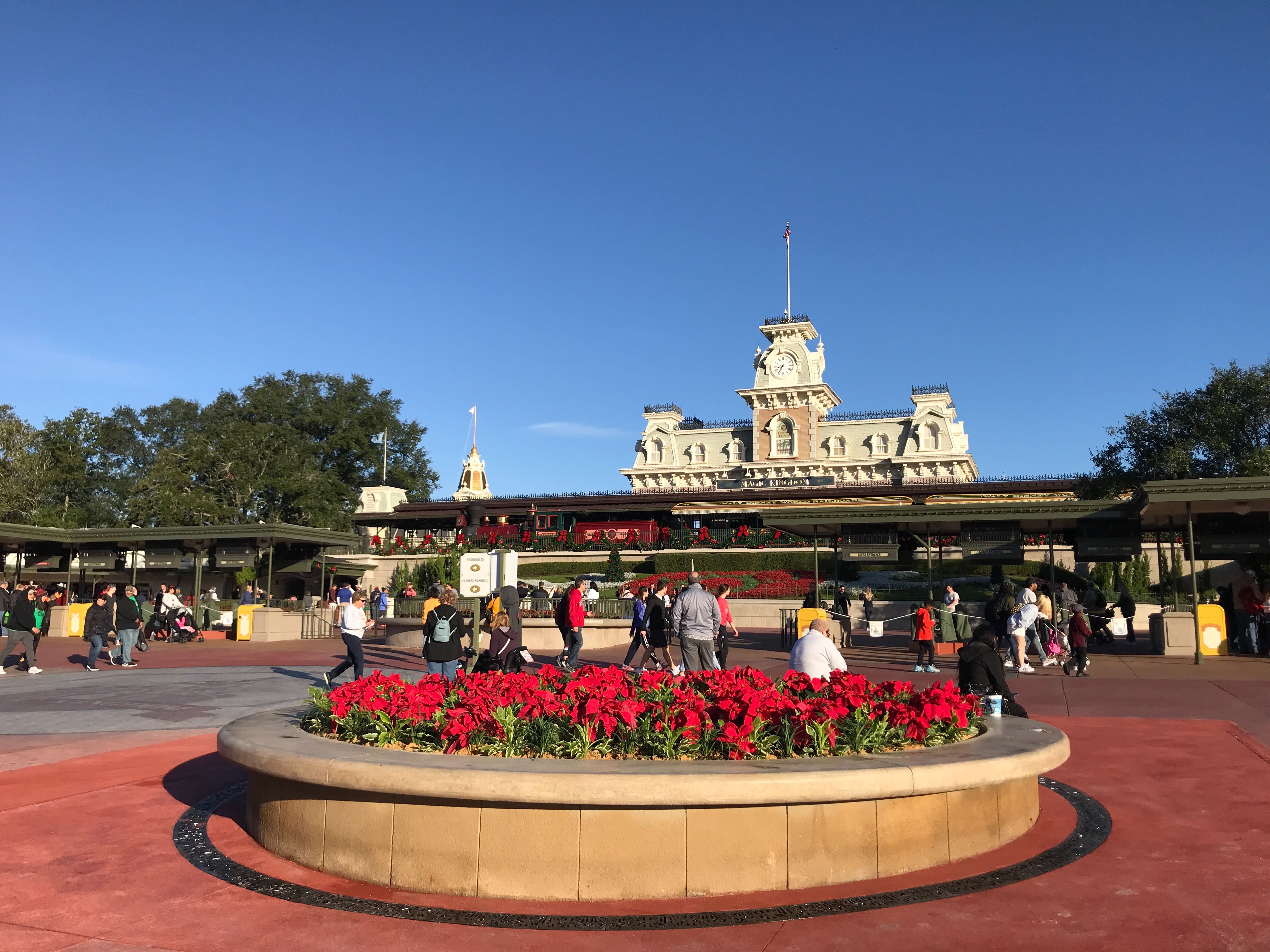 PHOTOS: Planters Emerge As Section of New Magic Kingdom Entrance Opens