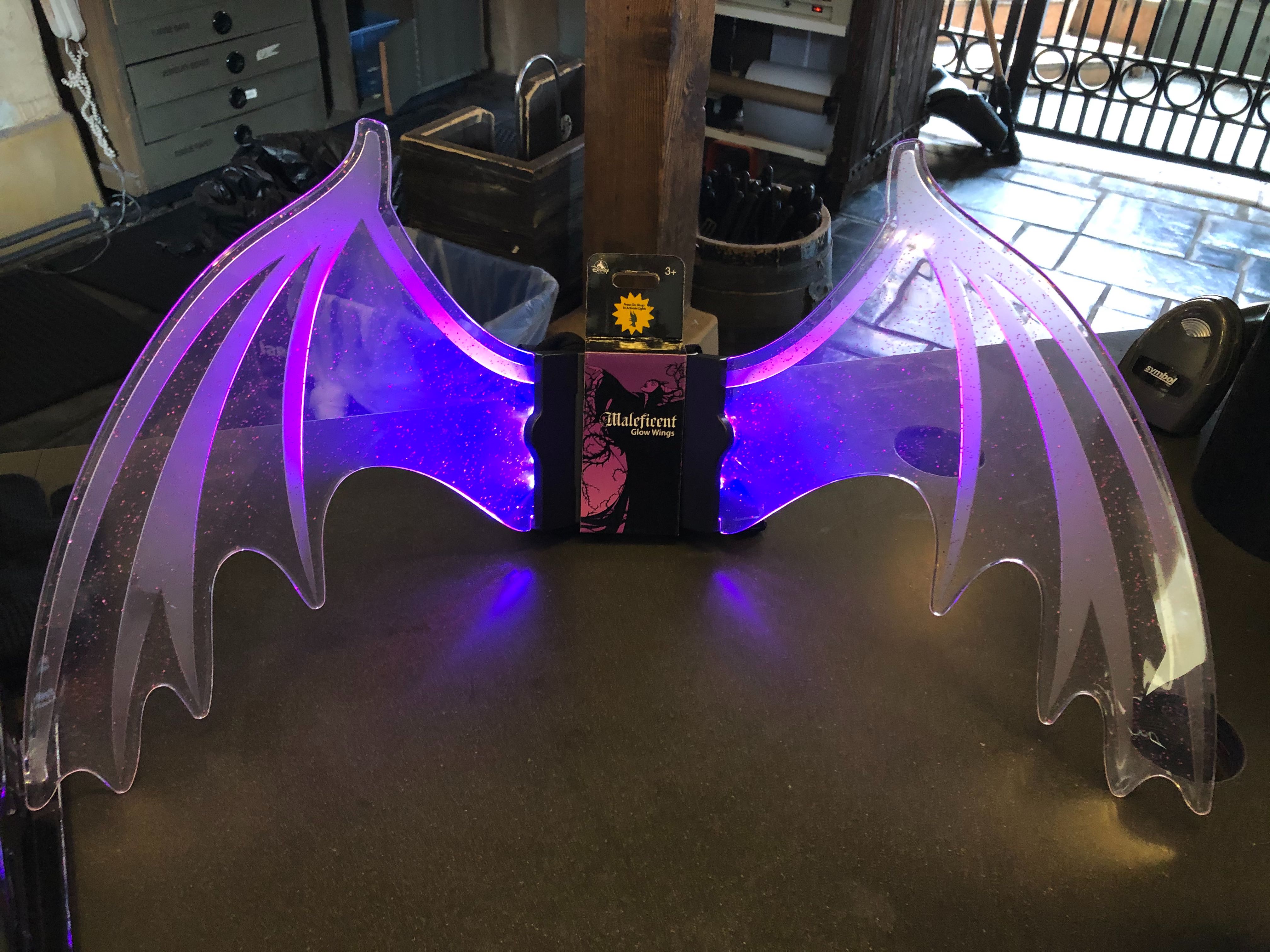 maleficent wings on counter purple