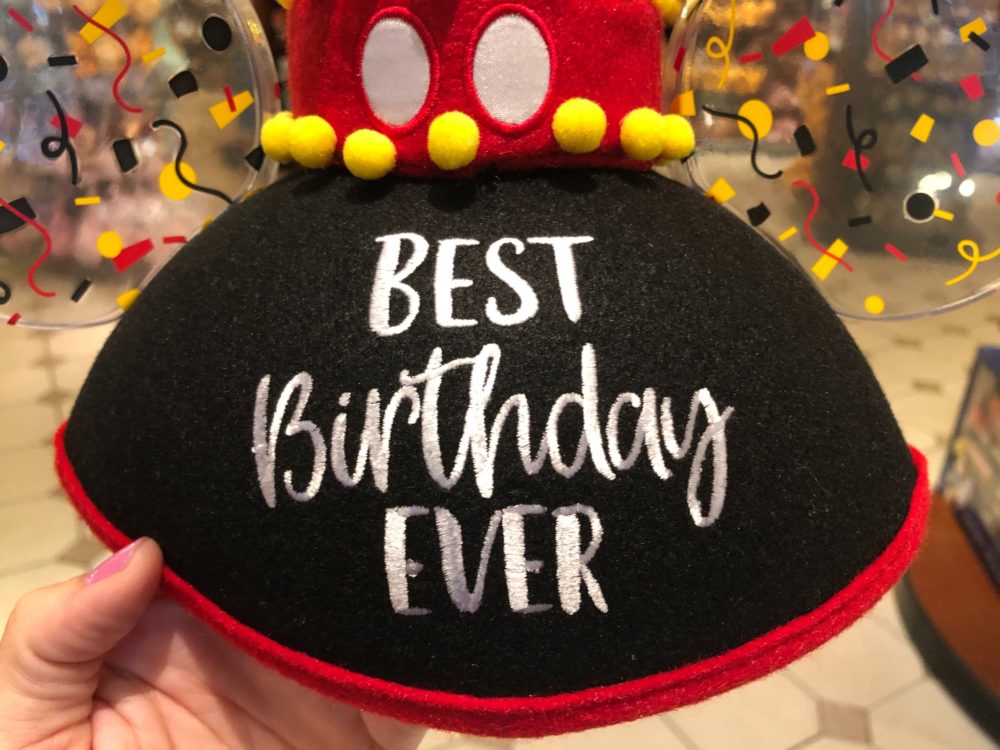 mickey ears birthday hat