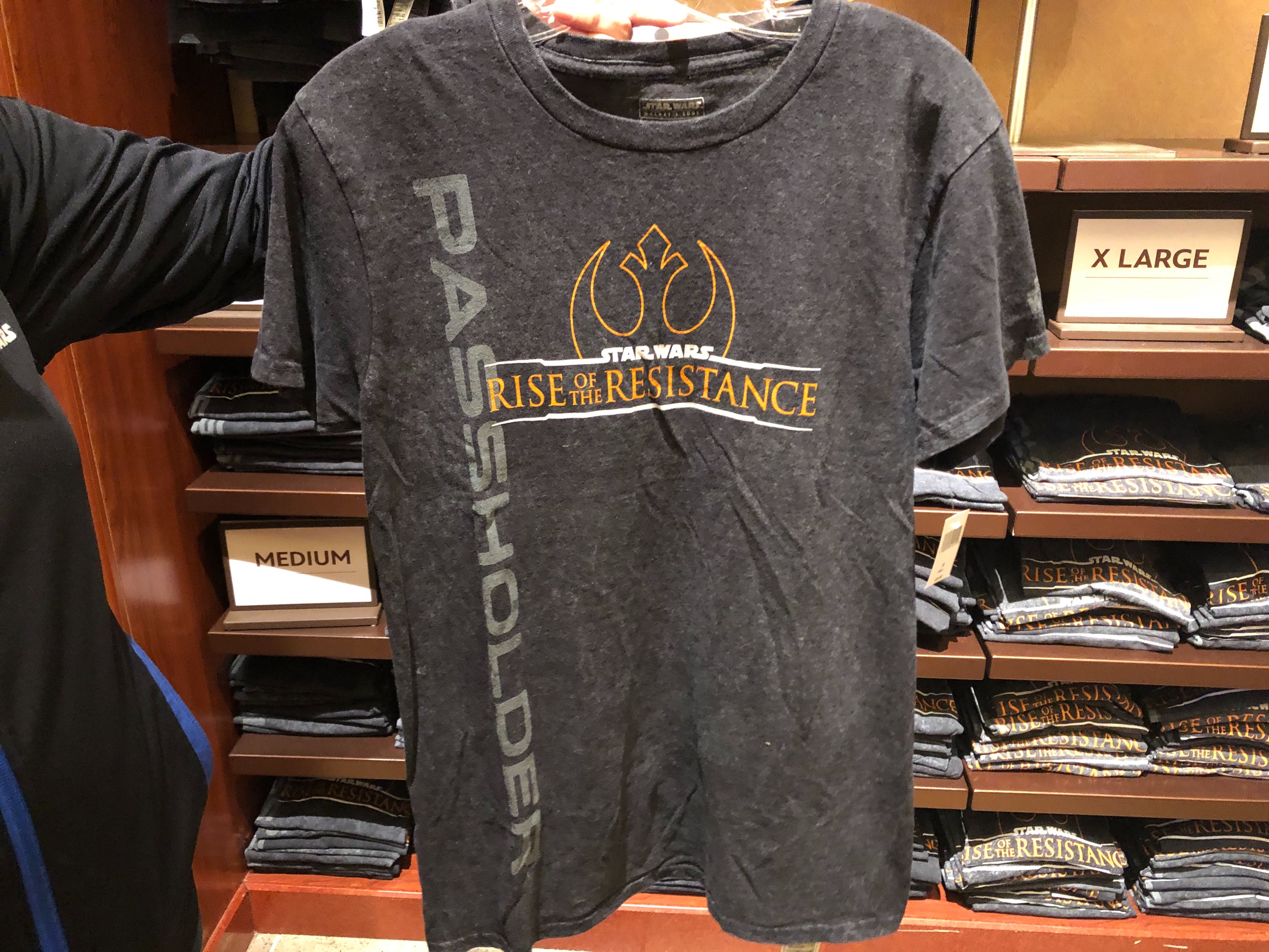 rise of the resistance passholder shirt