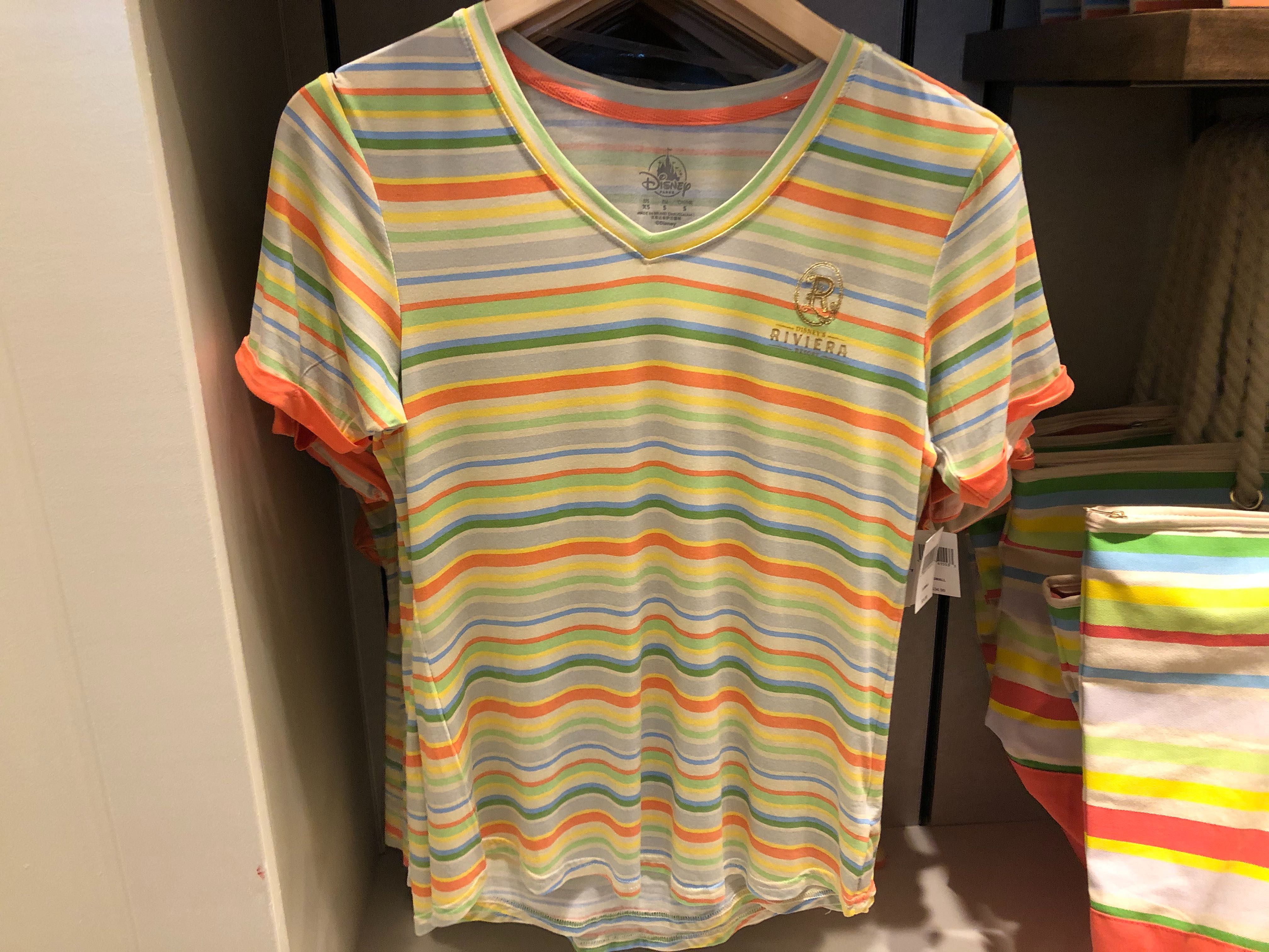 Striped Riviera Resort V-Neck Shirt - $34.99