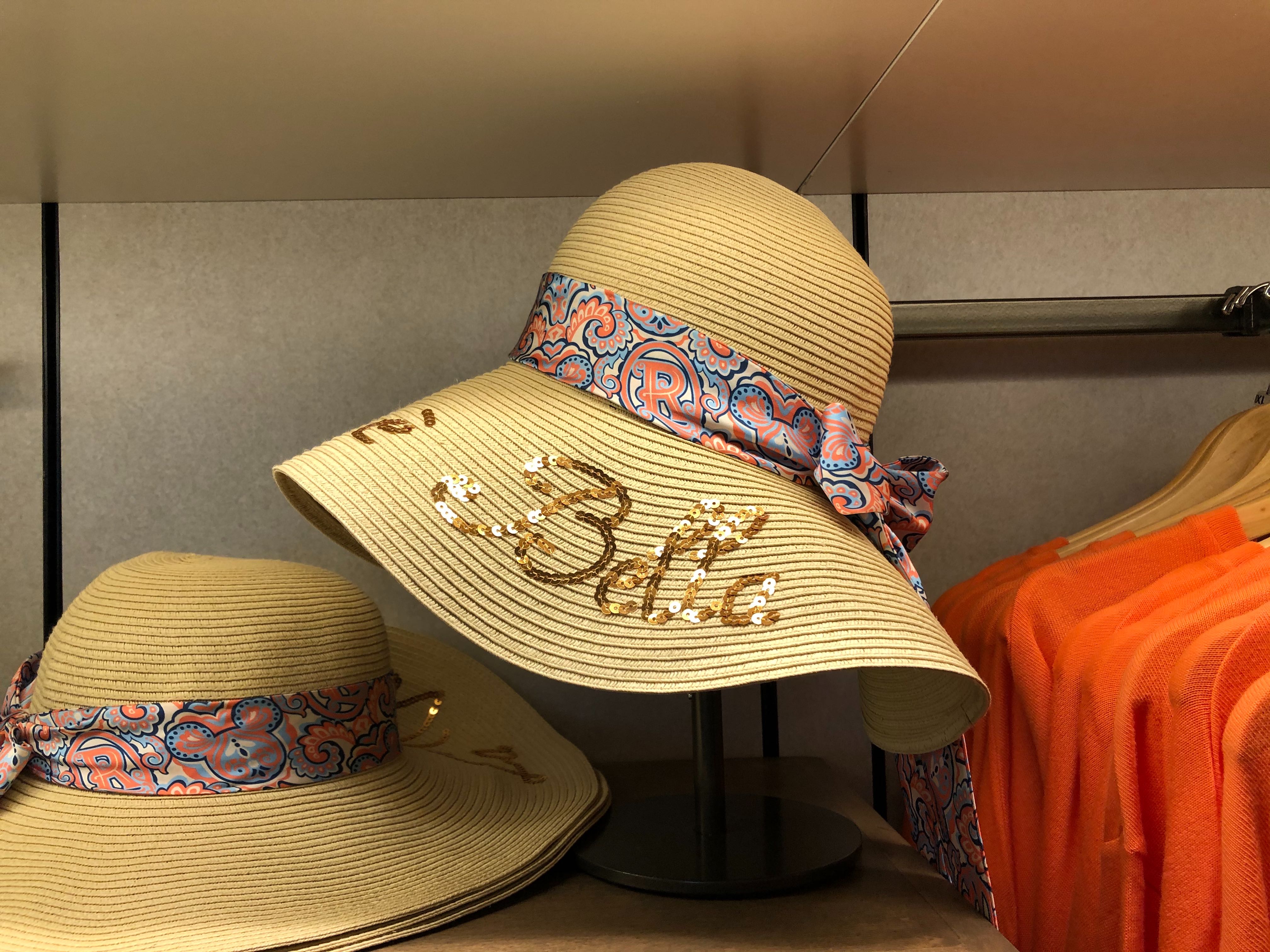 Straw Riviera Resort Sequined Sun Hat - $34.99