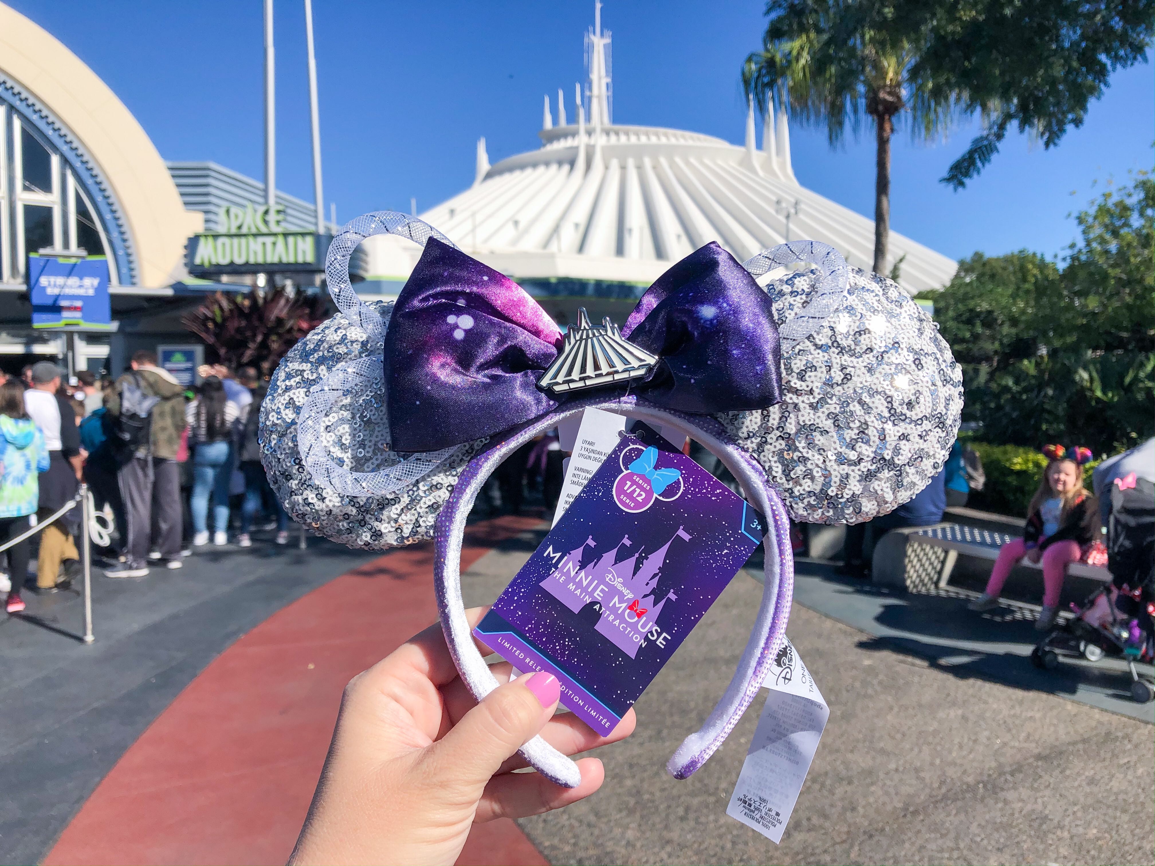 Photos New Minnie Mouse The Main Attraction Space Mountain Ears Are Out Of This World Wdw News Today - mouse ears roblox how to find