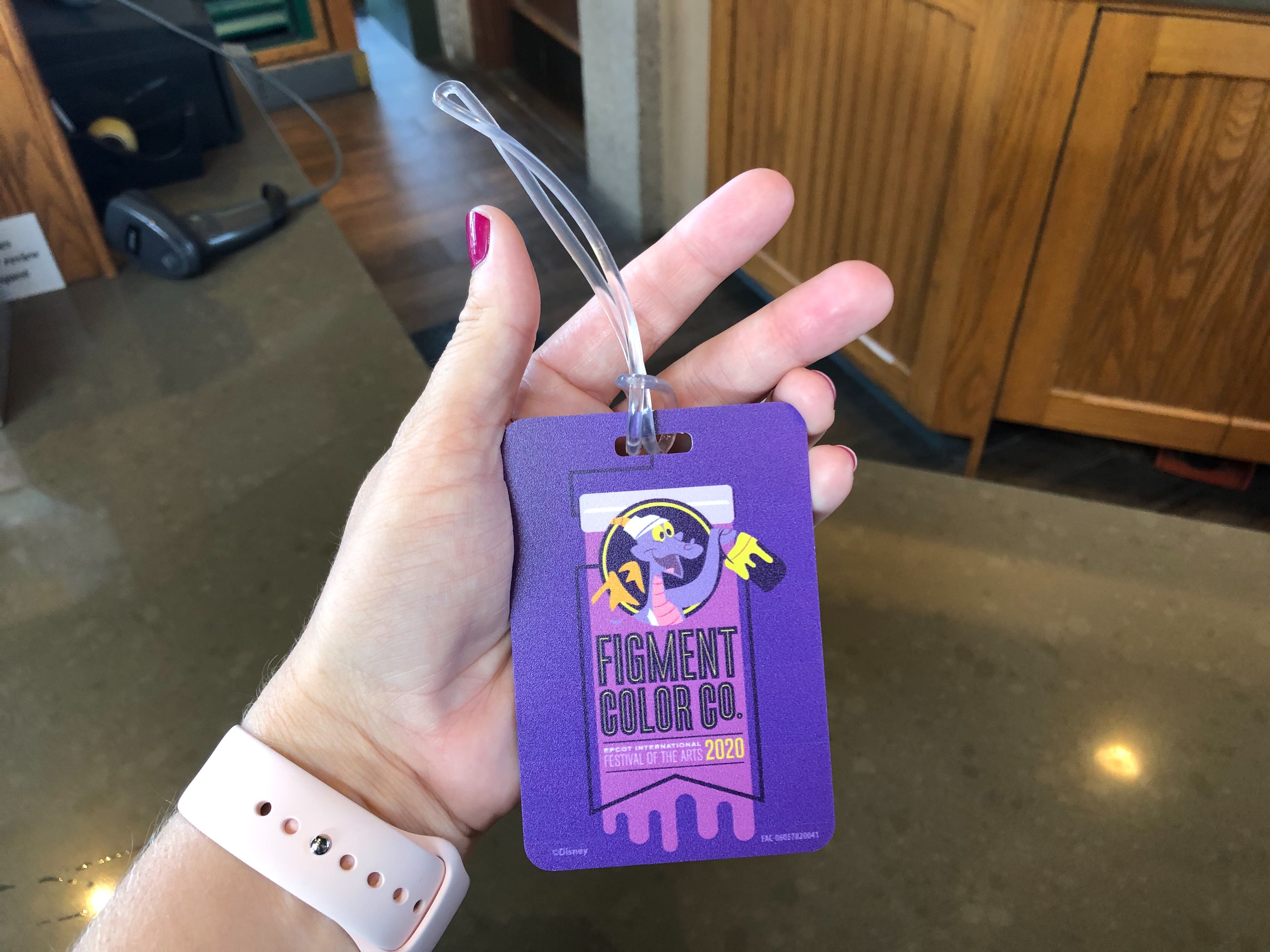 luggage tag prize festival of the arts epcot