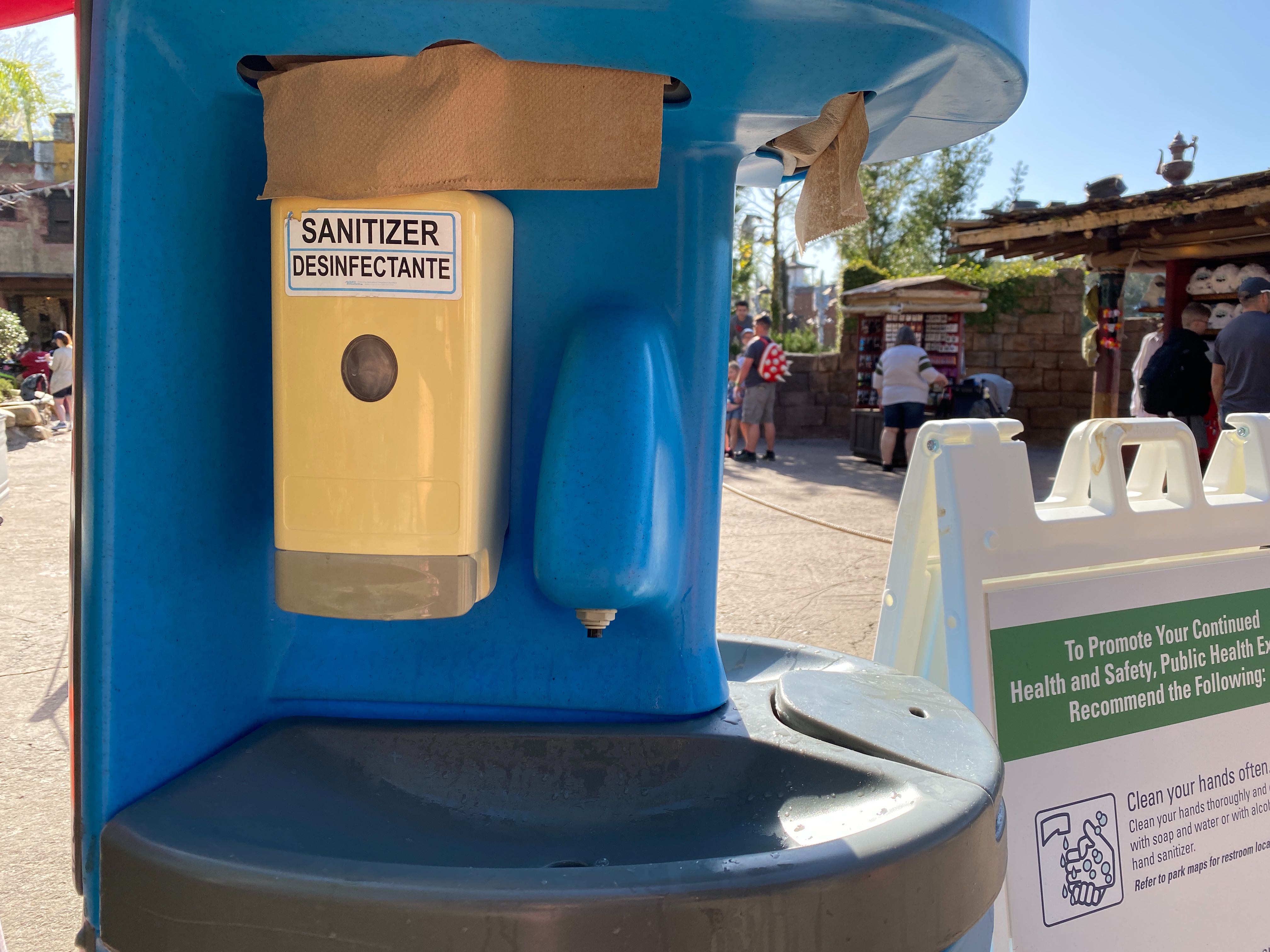 Photos Portable Hand Washing Stations Added Throughout Walt Disney