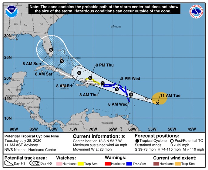 Potential Tropical Cyclone Nine Expected to Reach Tropical Storm ...