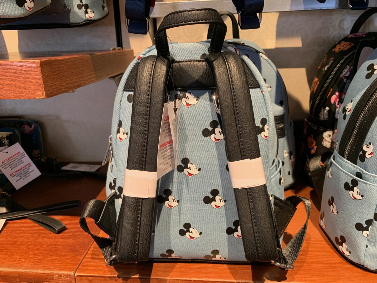 Denim Mickey Loungefly Mini Backpack - $75.00