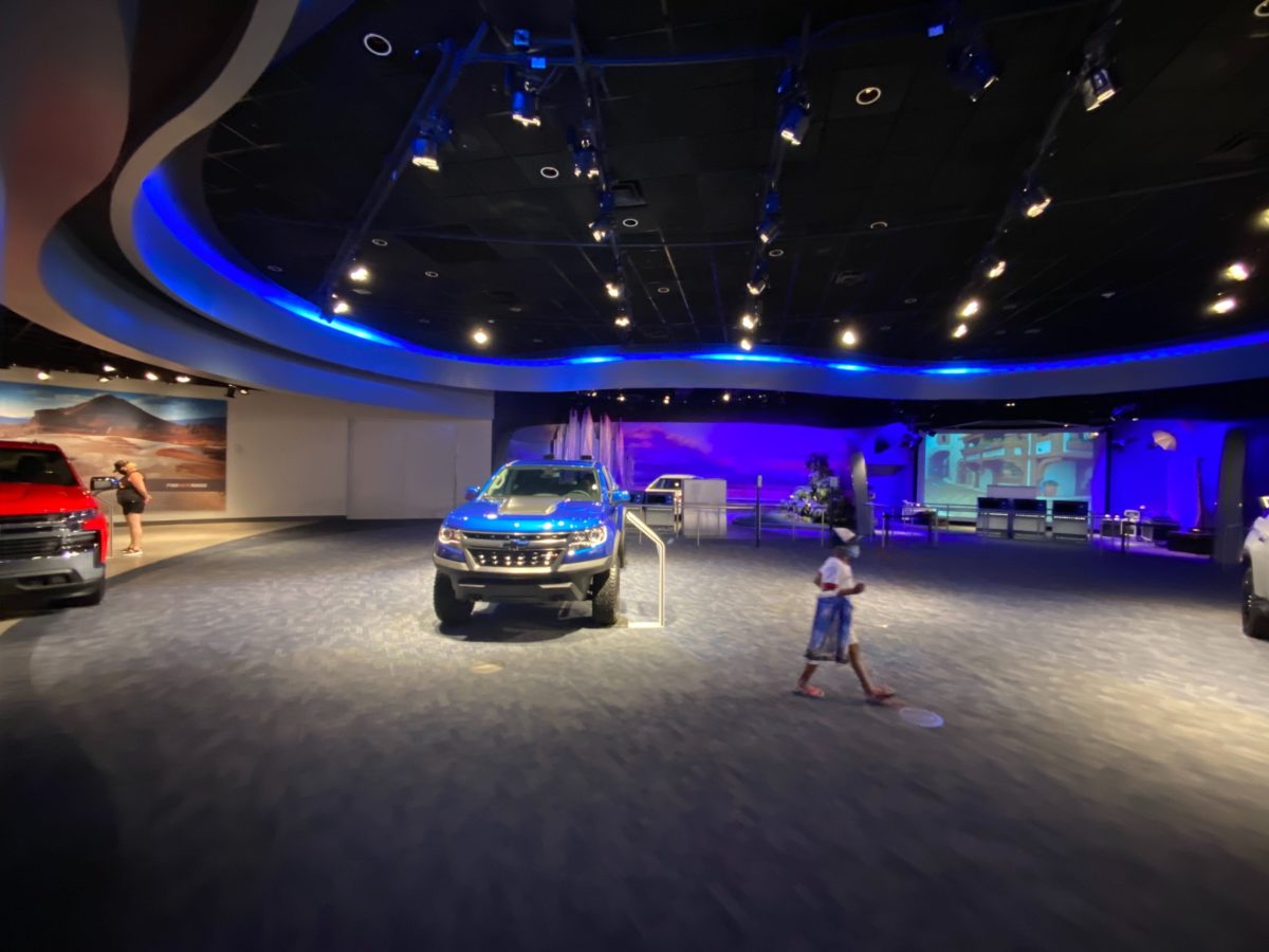 Chevrolet Show Room Reopens at Test Track Exit