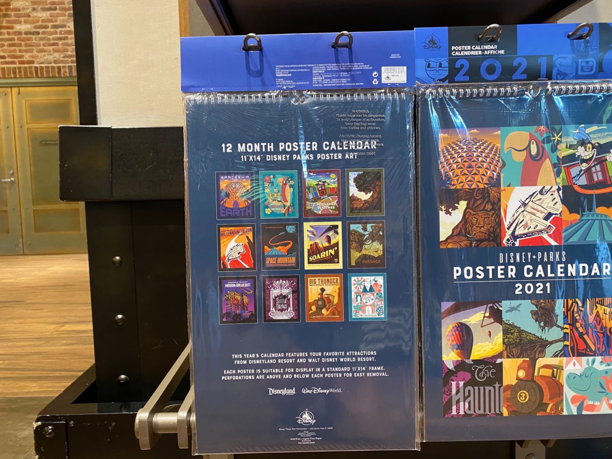 PHOTOS New 2021 Disney Parks Poster Calendar Now Available at