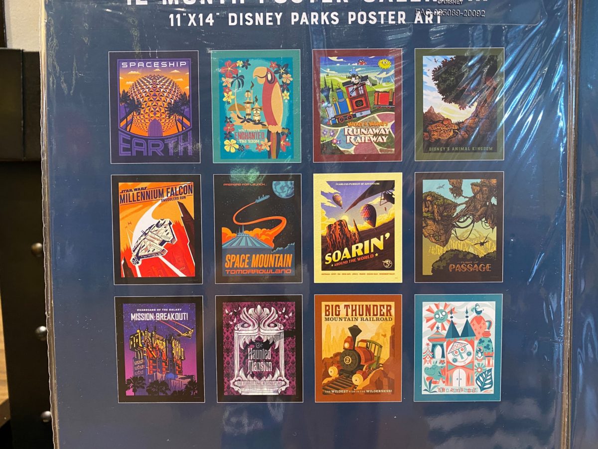 Photos New 21 Disney Parks Poster Calendar Now Available At Disneyland Resort Wdw News Today