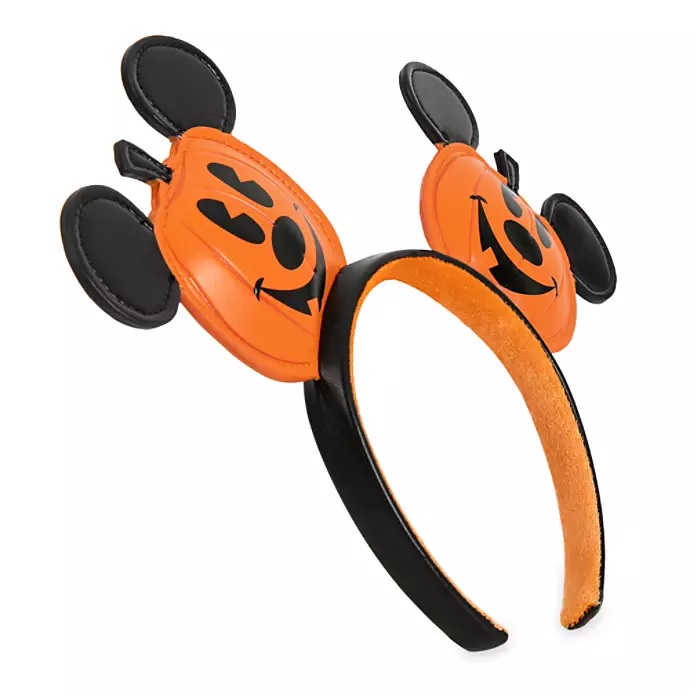 New Disney Parks Halloween Mickey Mouse Jack-o/'-Lantern Pumpkin Ears Headband