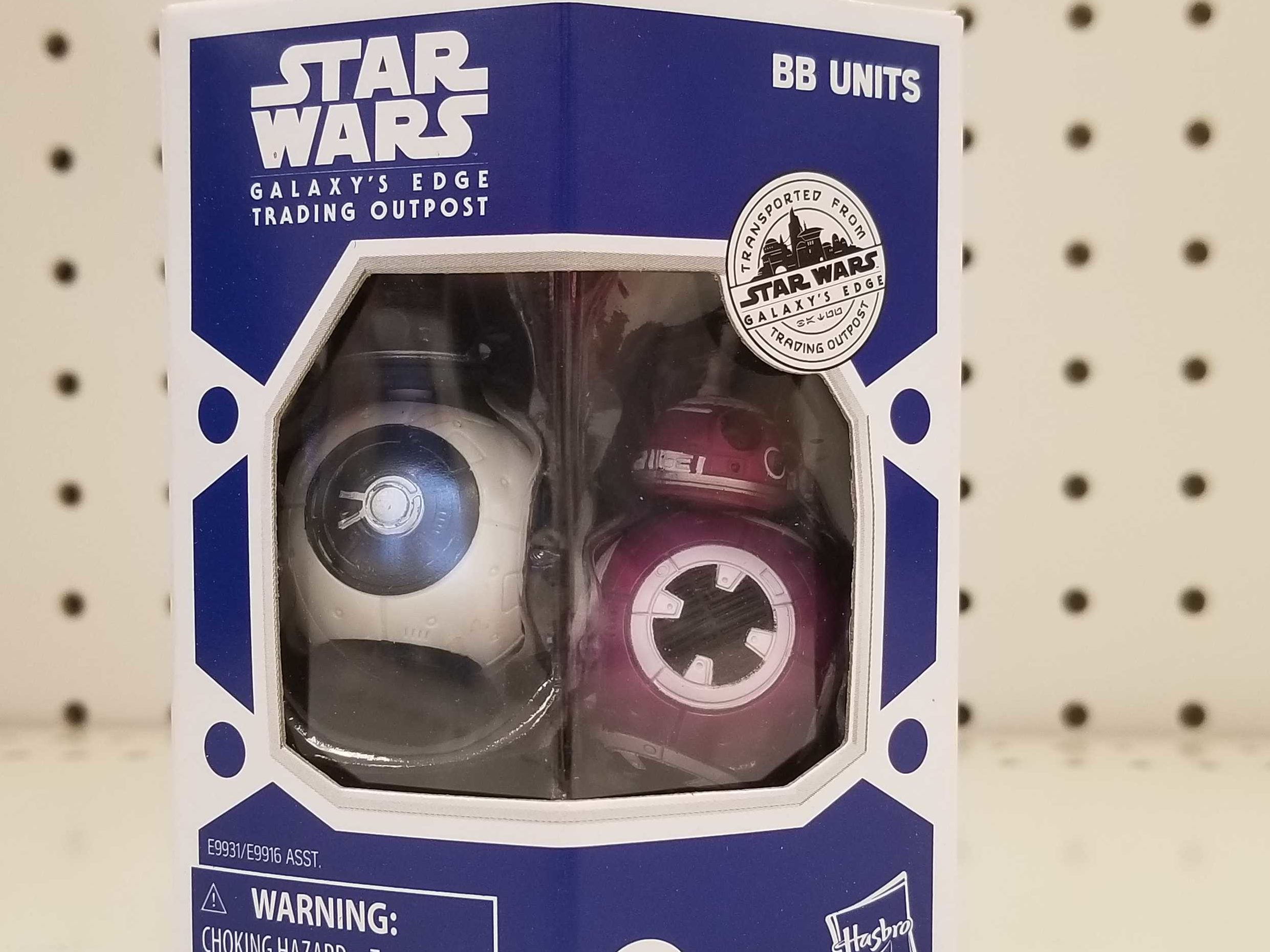 White and Purple Target Star Wars Galaxy/'s Edge Trading Outpost BB Units