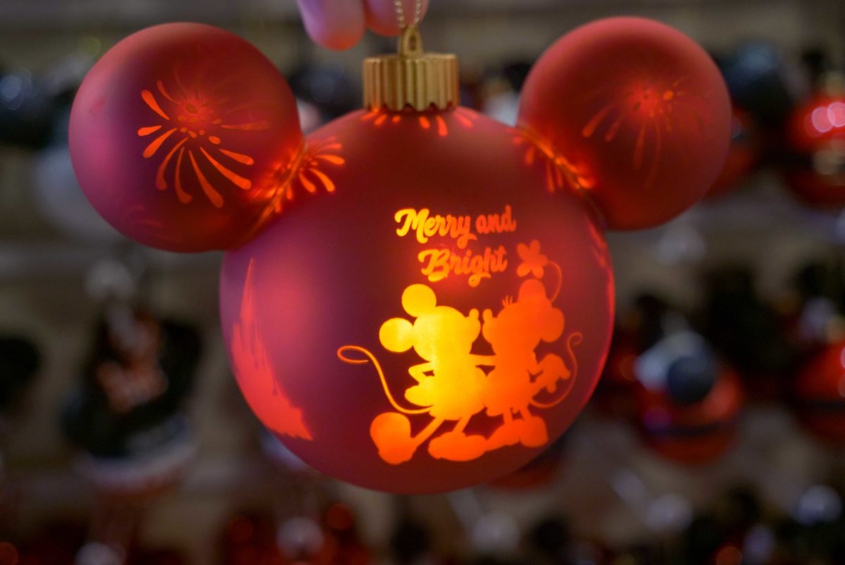 DLR California Adventure Christmas Holiday Mickey Ears Ornament DISNEYLAND 