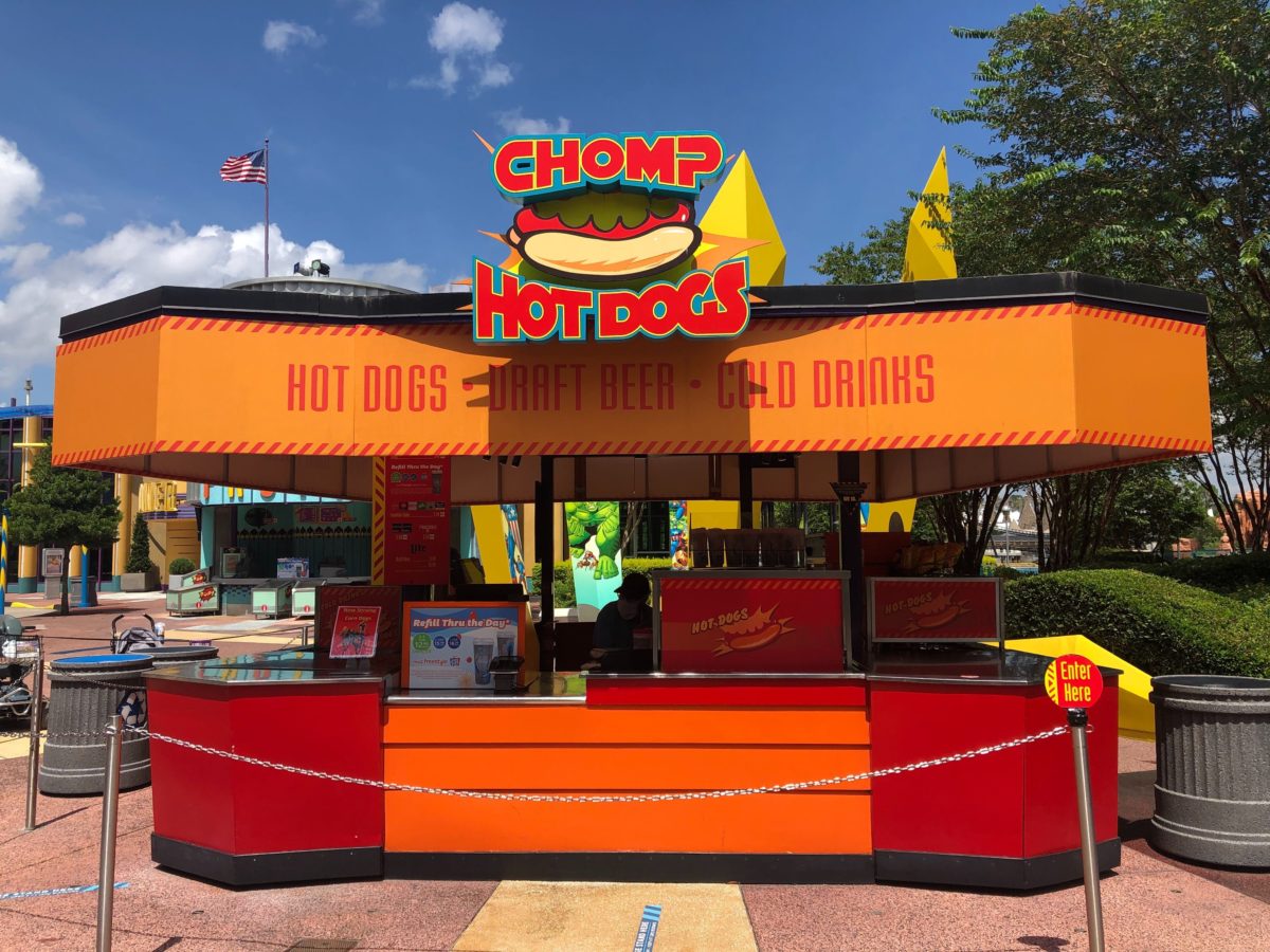 Chomp Hot Dogs Marvel Super Hero Island Universal Orlando Resort Islands of Adventure