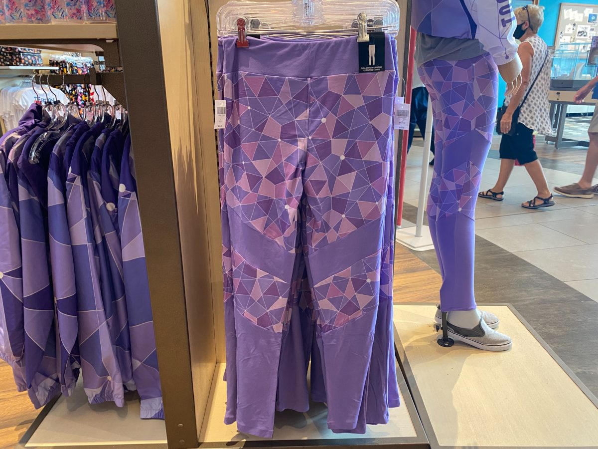 purple wall ladies leggings world of disney disney springs 3