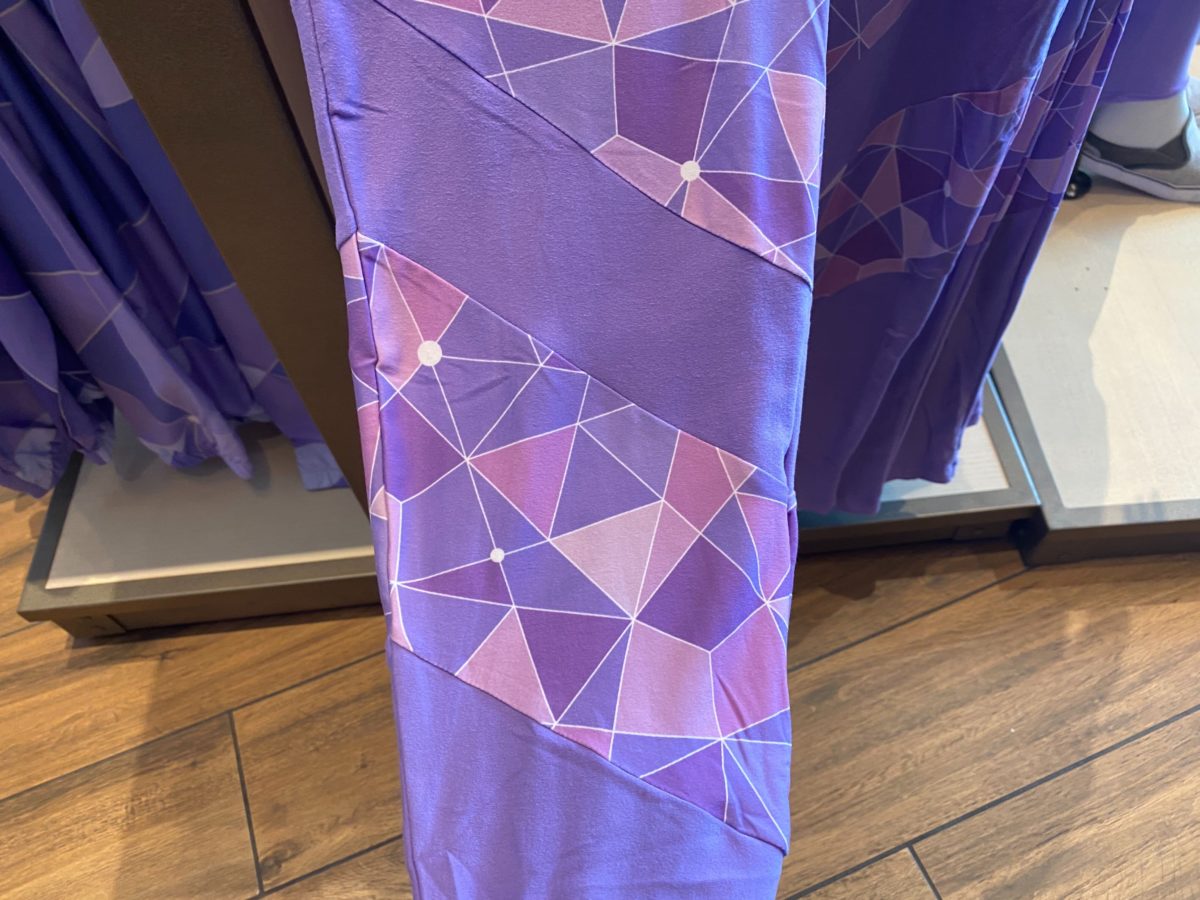 purple wall ladies leggings world of disney disney springs 4