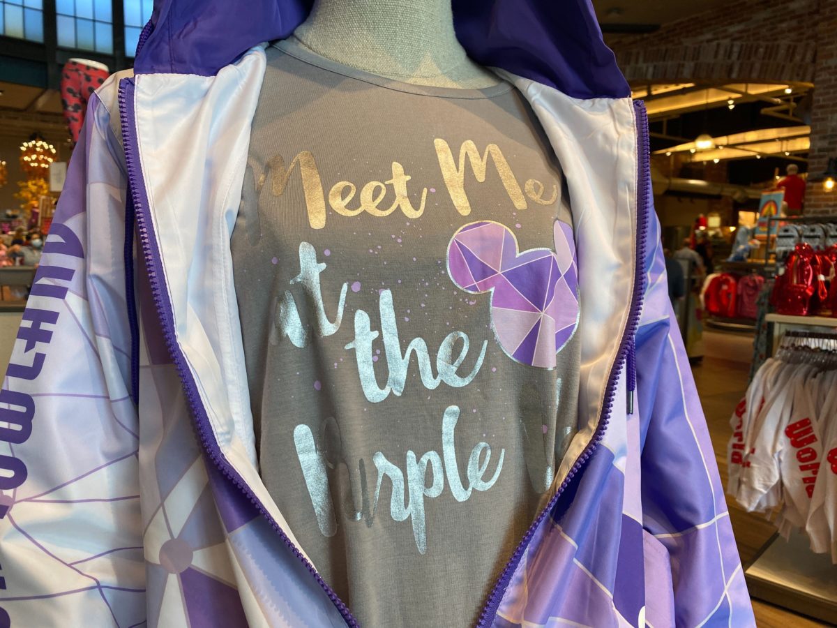 purple wall ladies long sleeved shirt world of disney disney springs 4