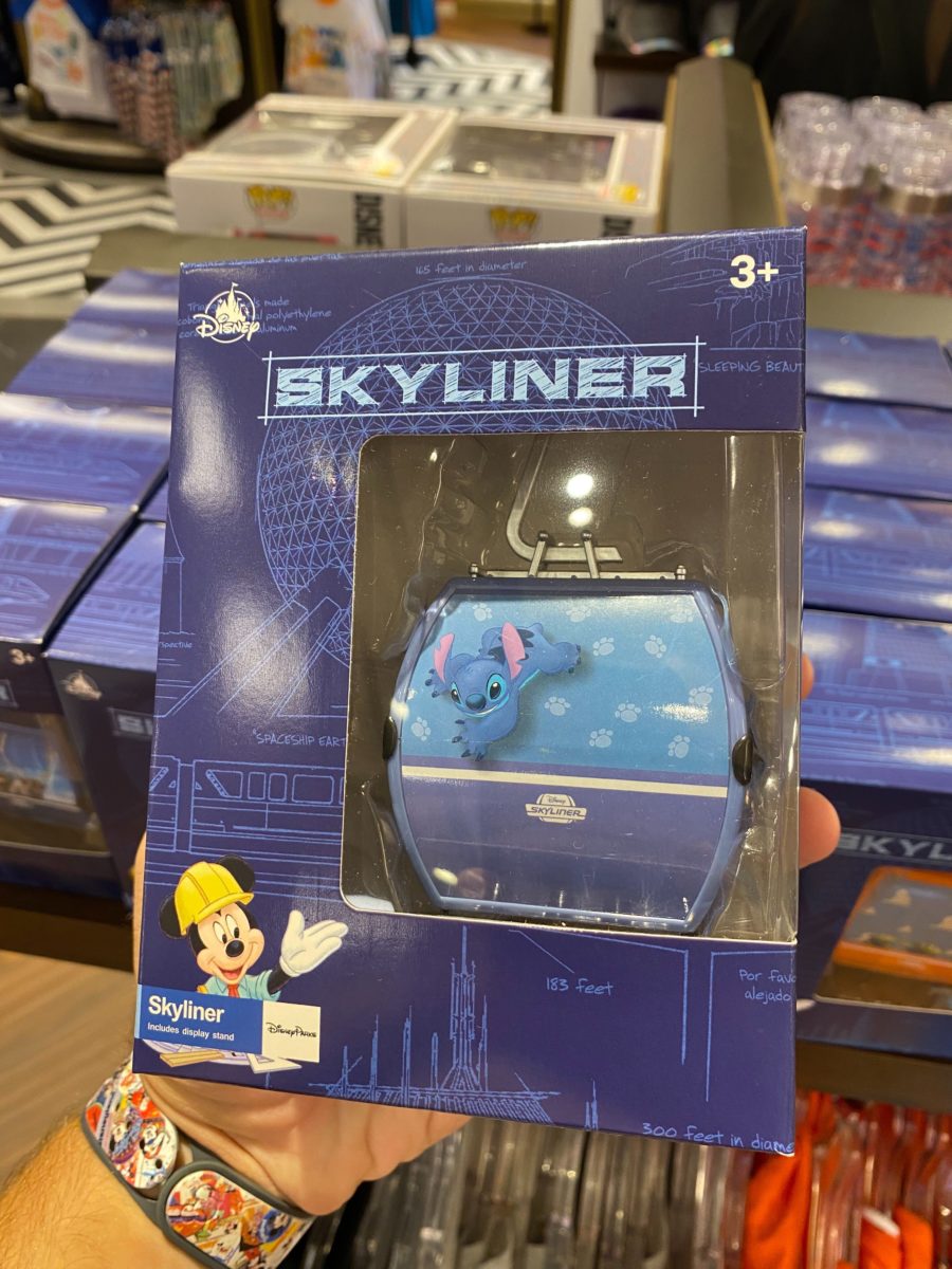 Disney Skyliner Sky Liner Toy Gondola Stitch Lilo With Display NIB