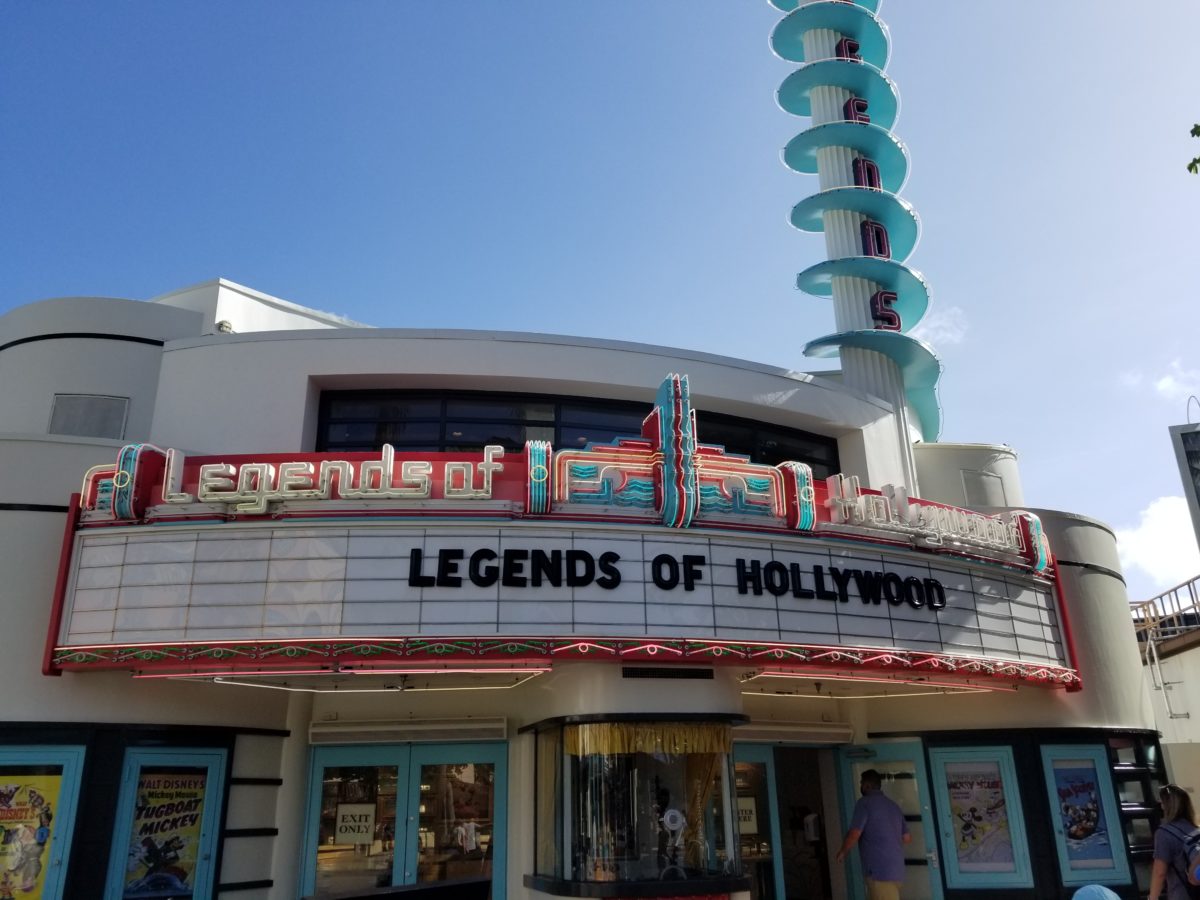 Legends of Hollywood neon lights
